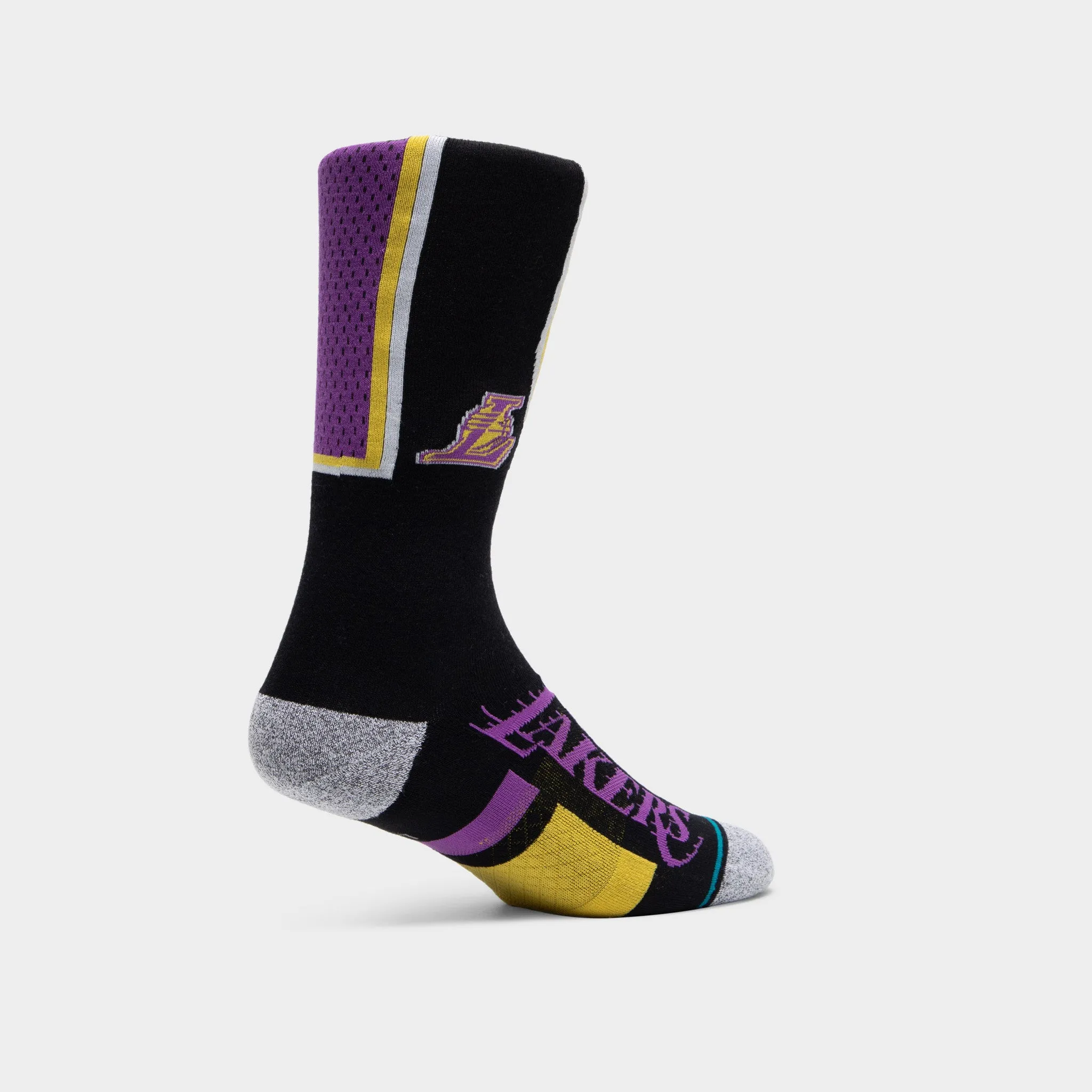 Stance Lakers Shortcut 2 Crew Socks / Purple sold by JD Sports product image thumbnail 2