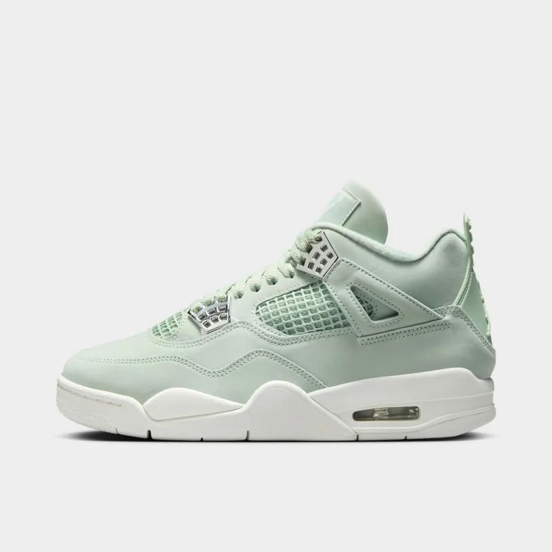 Jordan Women's 4 Retro Seafoam / Sail - Metallic Silver sold by JD Sports