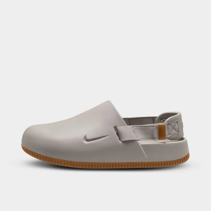 Nike Calm Mule College Grey / Gum Medium Brown sold by JD Sports