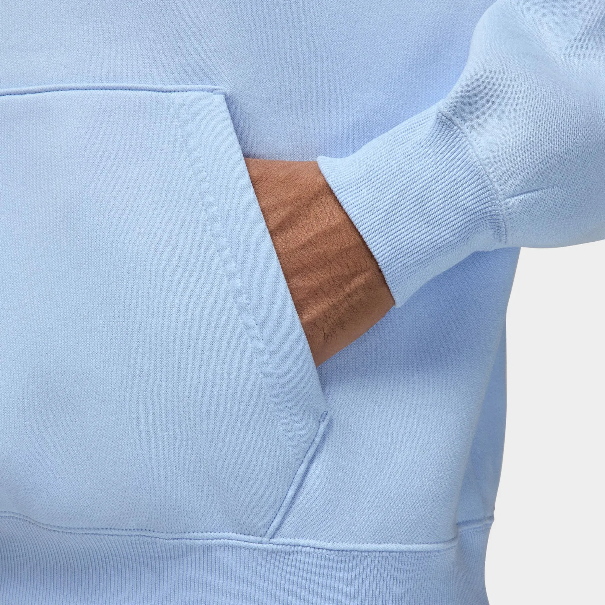 Jordan Brooklyn Oversized Pullover Hoodie Hydrogen Blue / Sail sold by JD Sports product image thumbnail 3