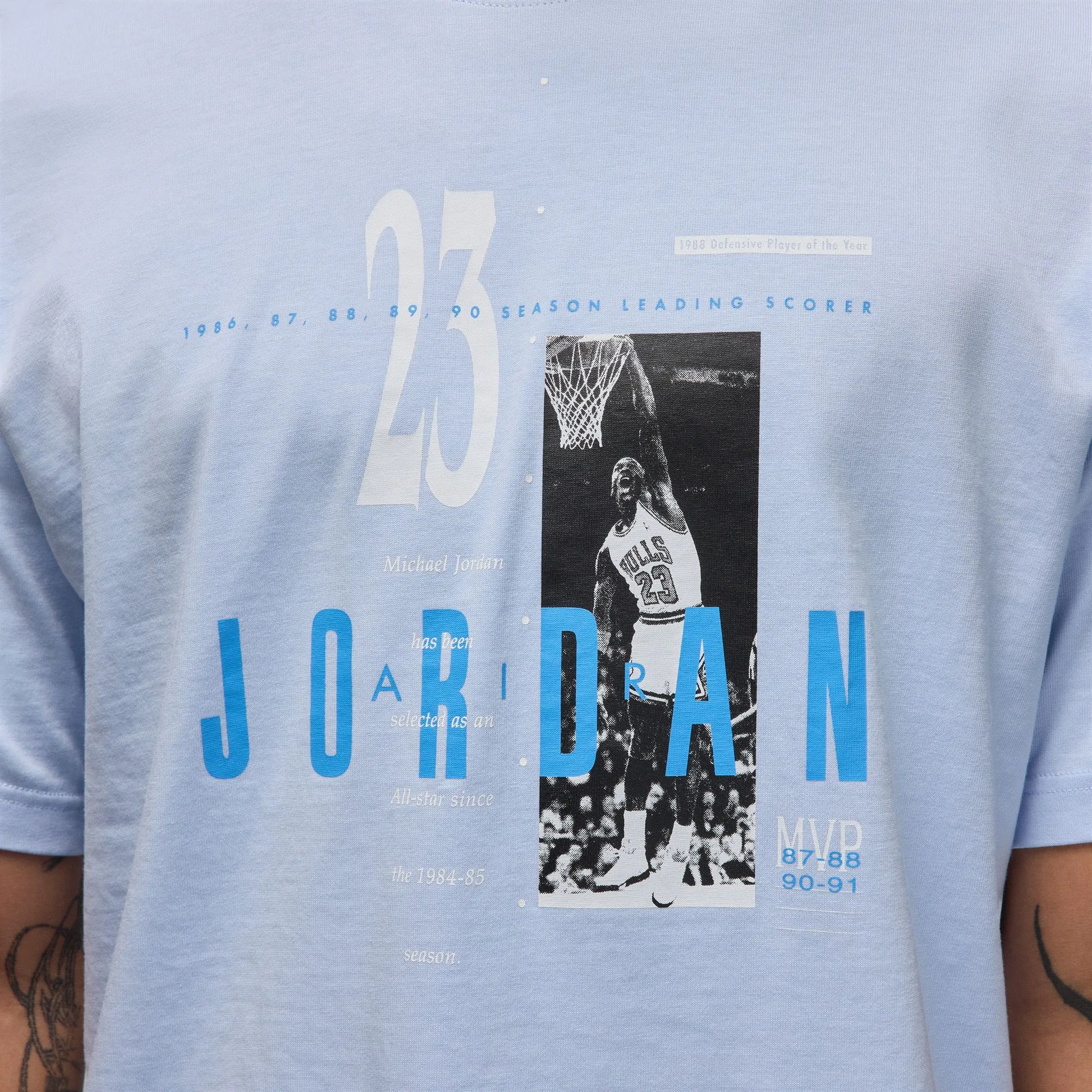 Jordan Reissue Graphic T-Shirt Hydrogen Blue / White sold by JD Sports product image thumbnail 3
