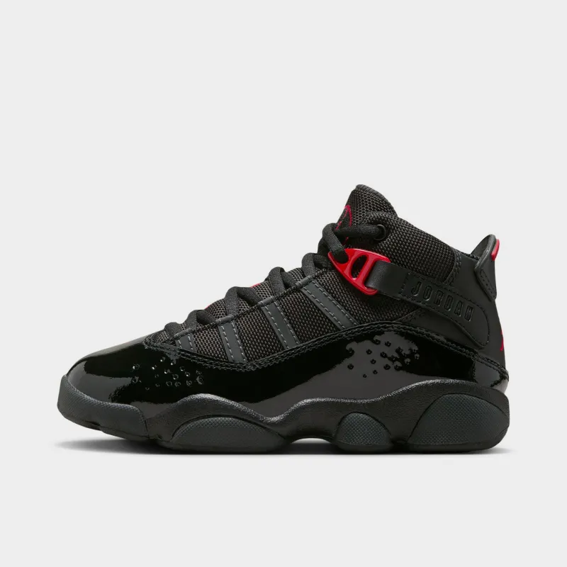 Jordan 6 Rings PS Black / Fire Red - Anthracite sold by JD Sports