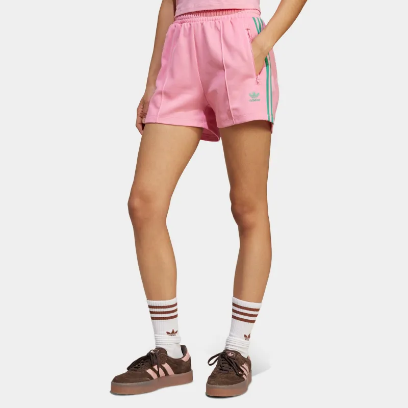 Adidas Women's Classic Shorts Bliss Pink / Semi Court Green sold by JD Sports