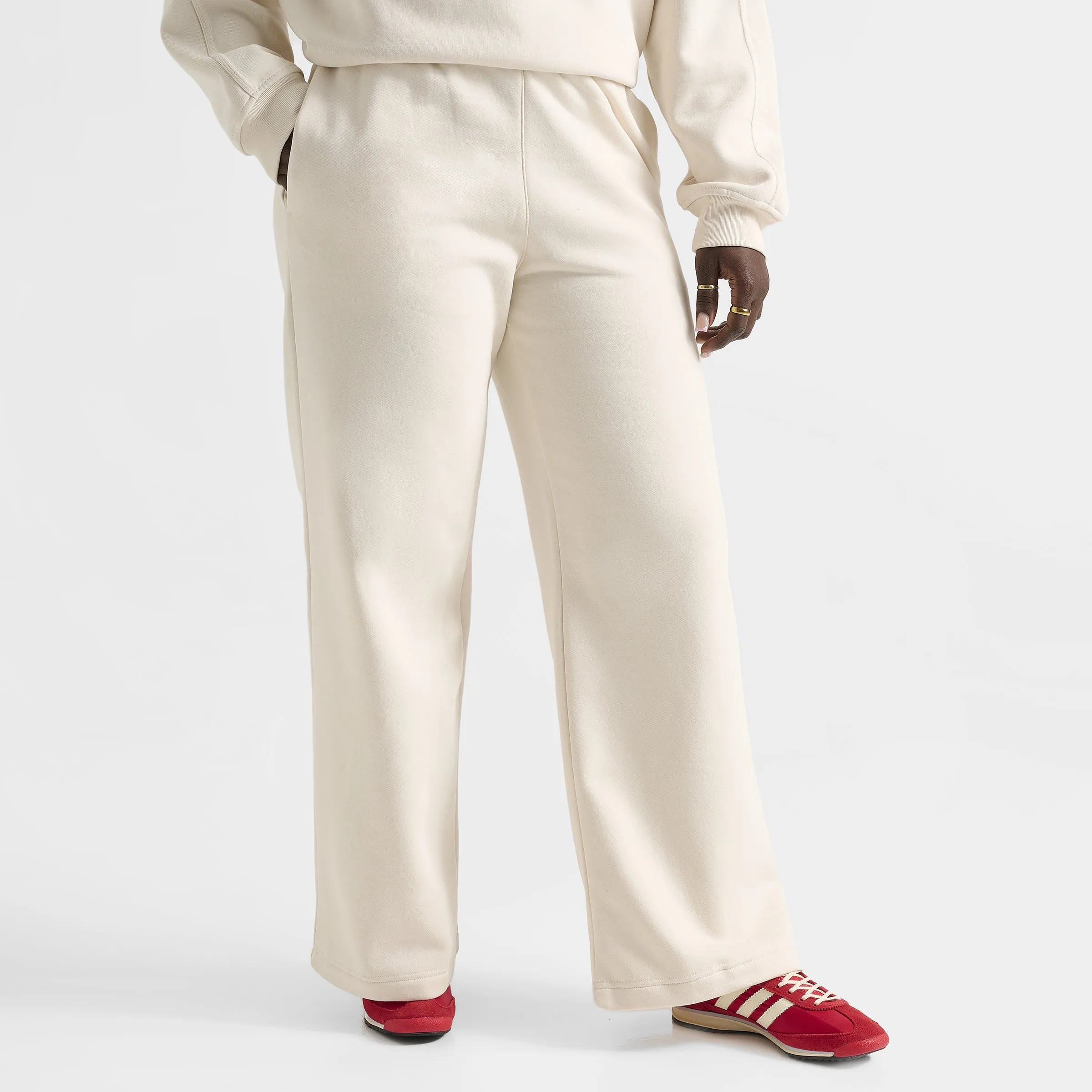 Adidas Women's Cherry Wide Leg Pant / Wonder White sold by JD Sports product image thumbnail 3