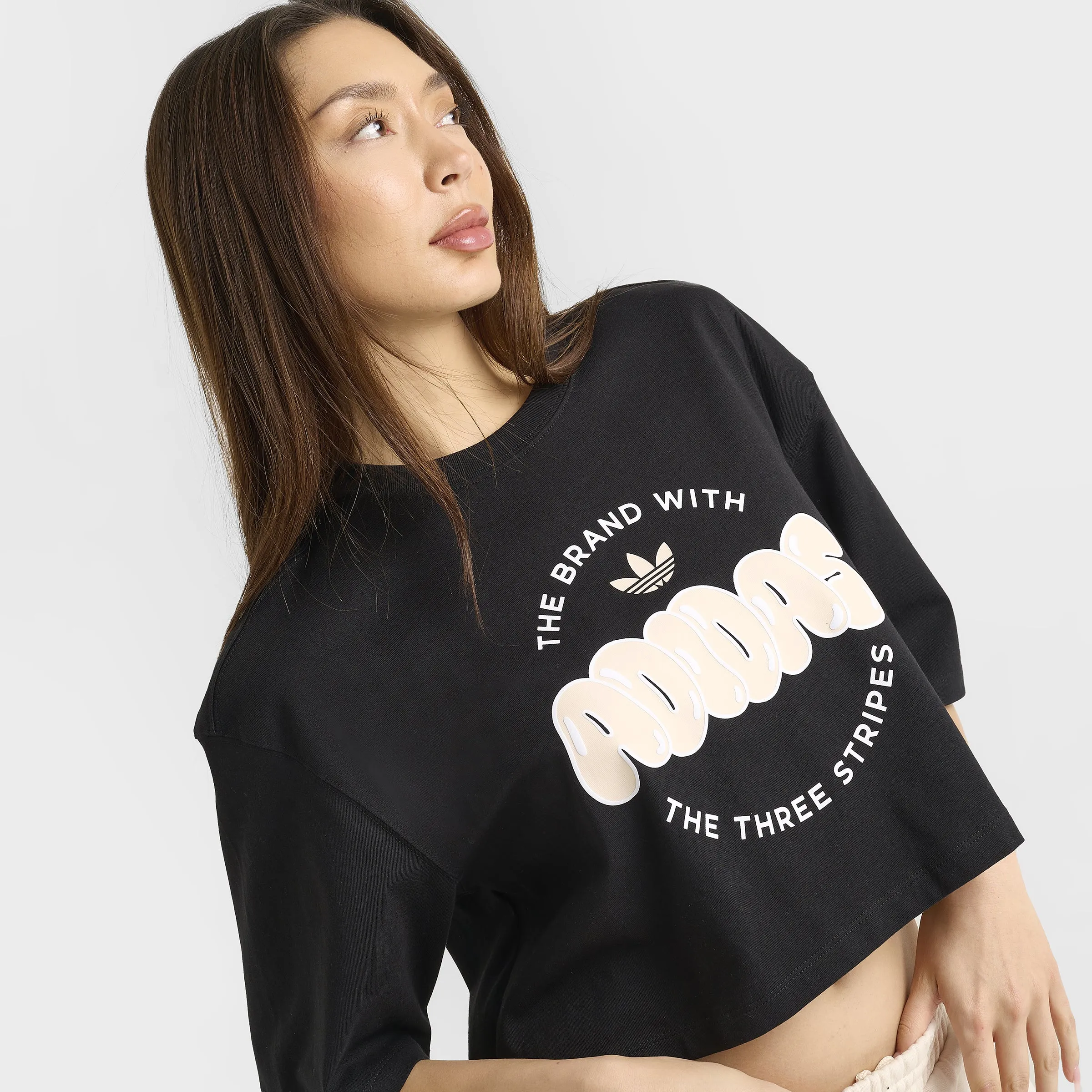 adidas Women's Essentials Crop Tee / Black sold by JD Sports product image thumbnail 4