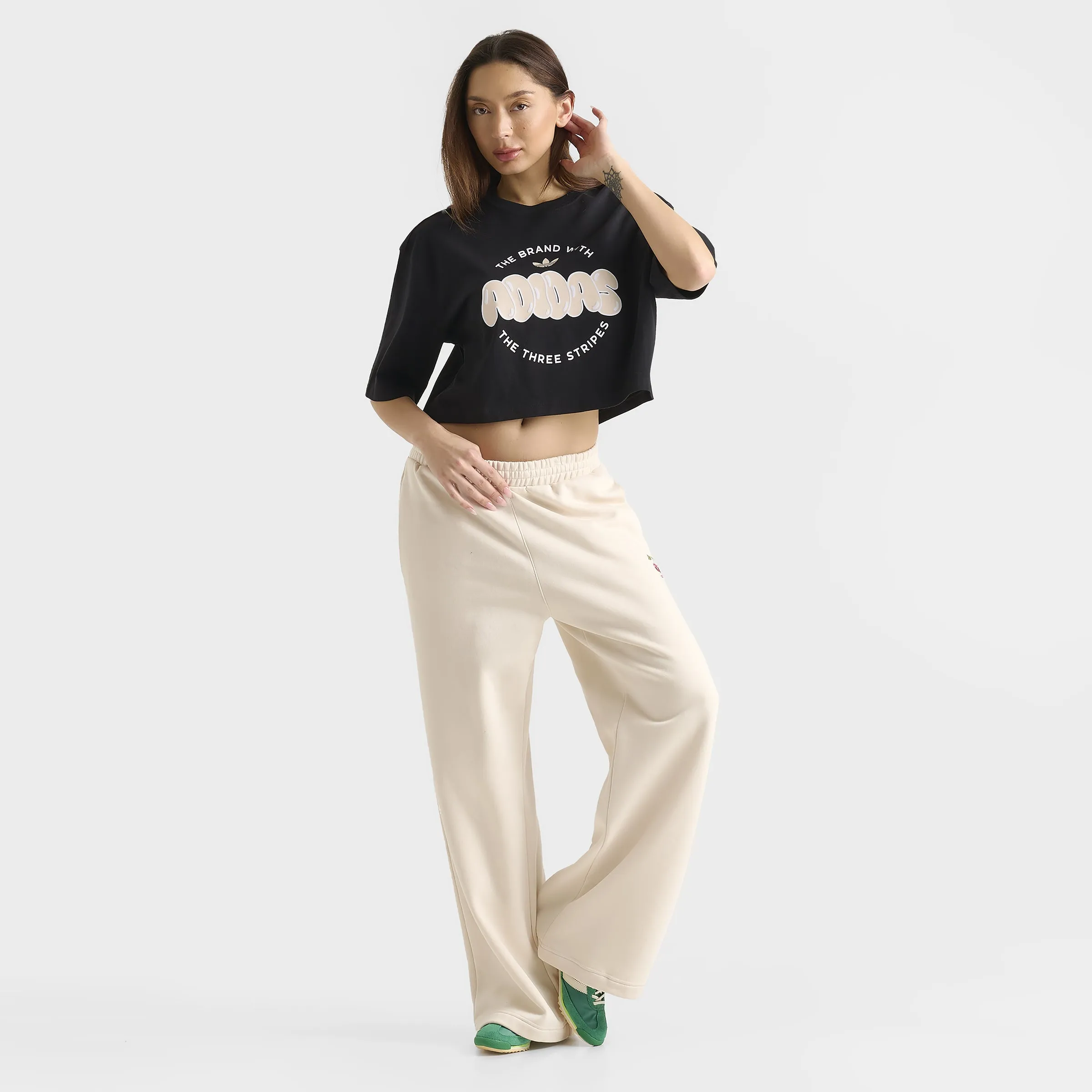 adidas Women's Essentials Crop Tee / Black sold by JD Sports product image thumbnail 5