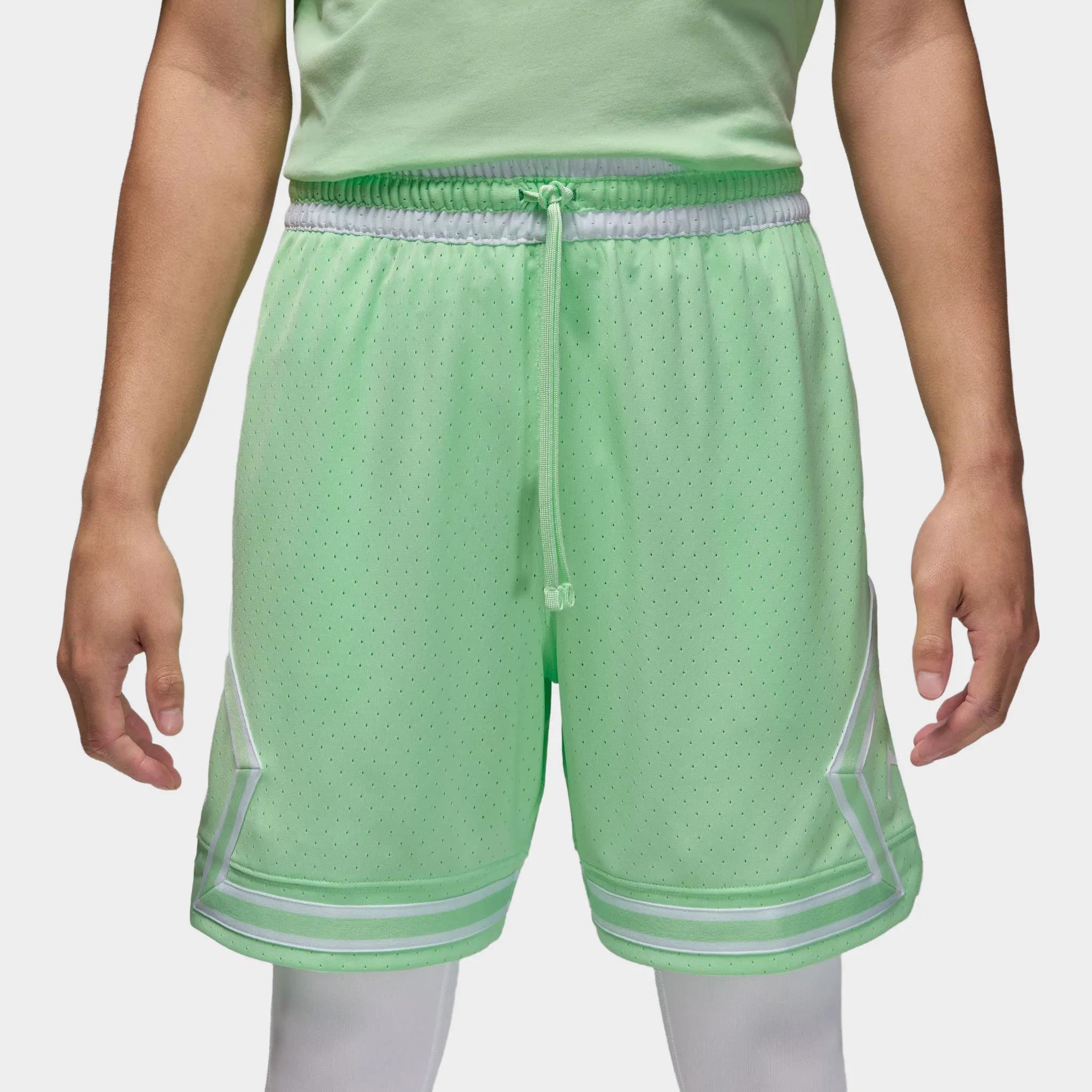 Jordan Sport Dri-FIT Mesh Diamond Shorts Vapor Green / White - White sold by JD Sports product image thumbnail 2