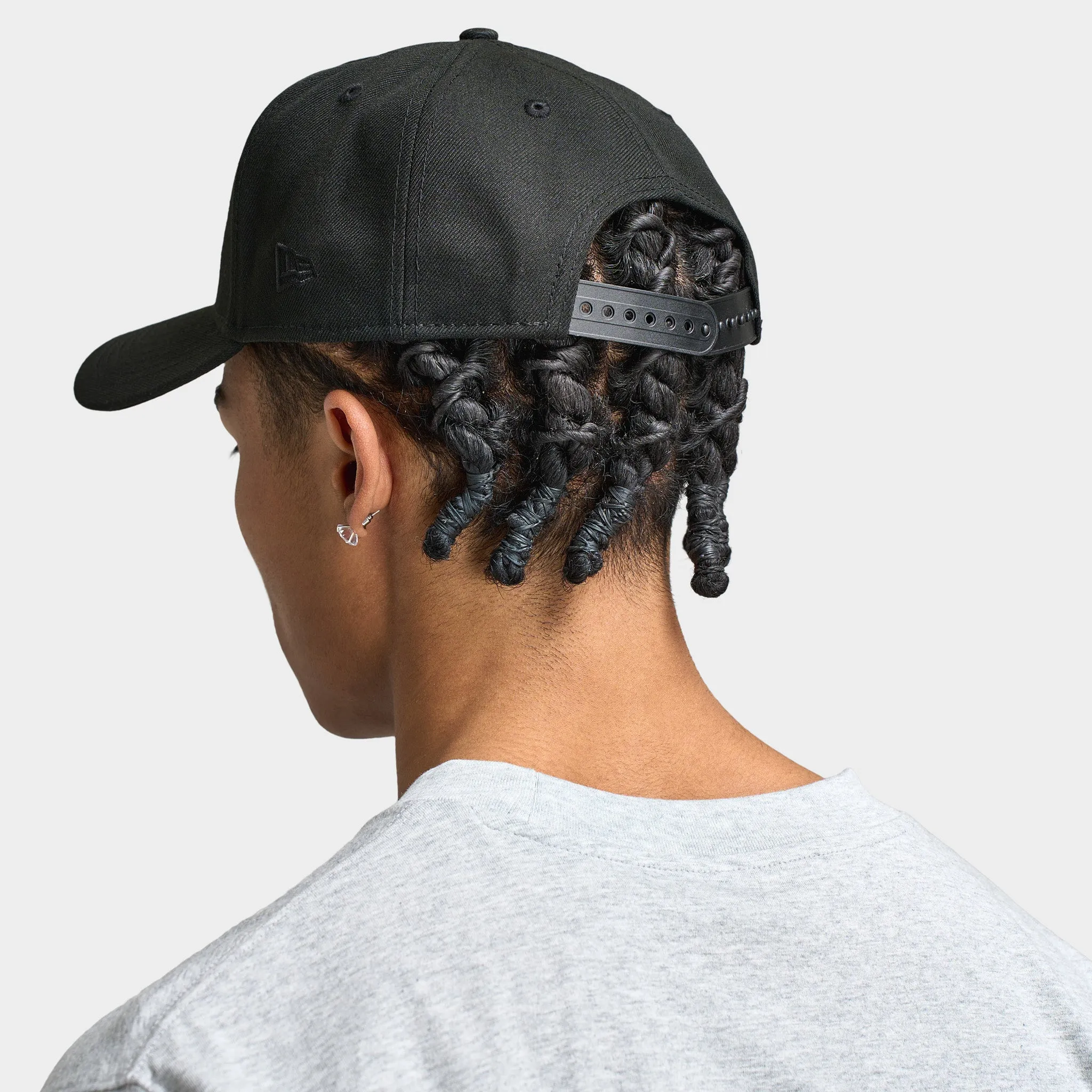 New Era New York Yankees 9FORTY A-Frame Snapback Black / Black sold by JD Sports product image thumbnail 3