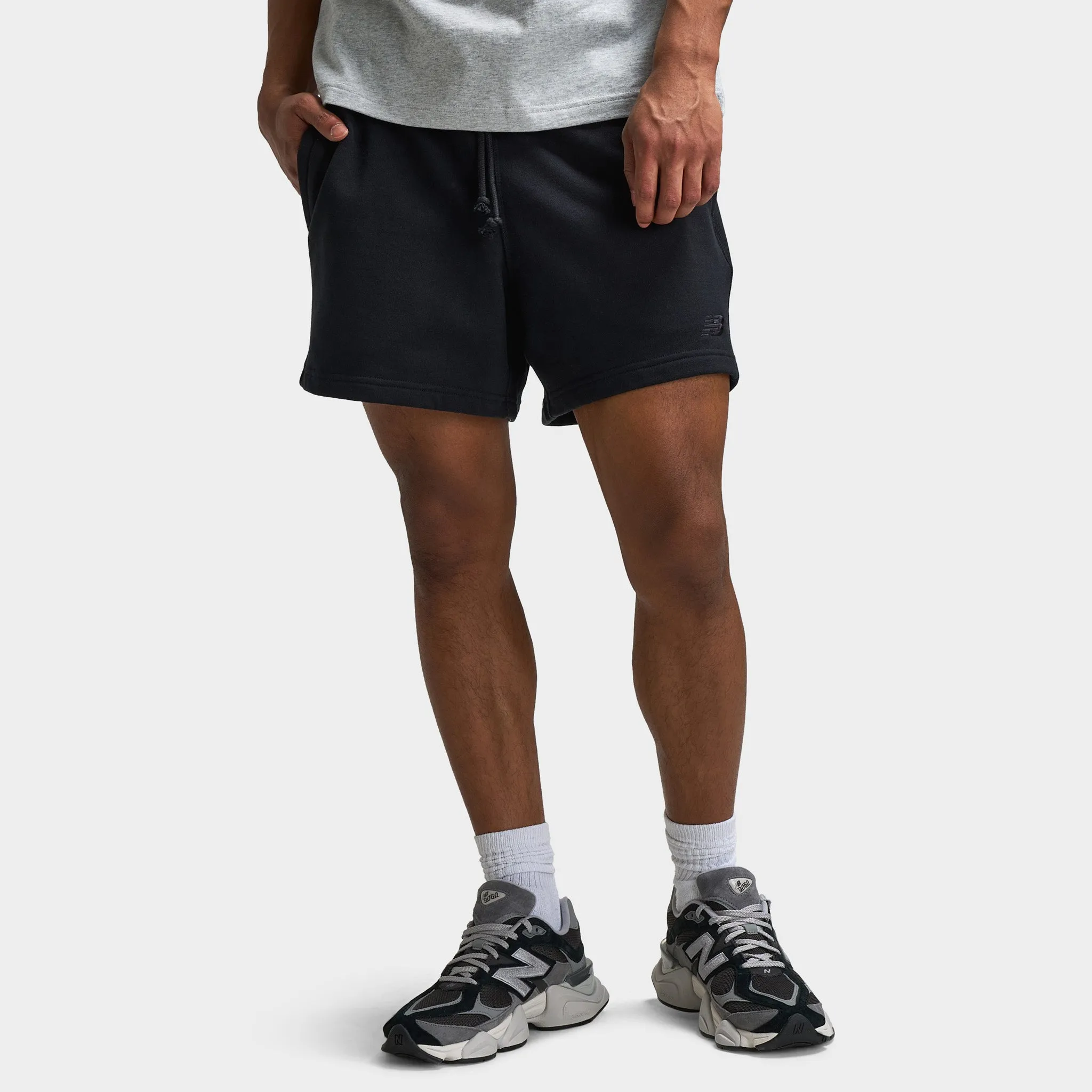 New Balance Athletics French Terry 5" Shorts / Black sold by JD Sports