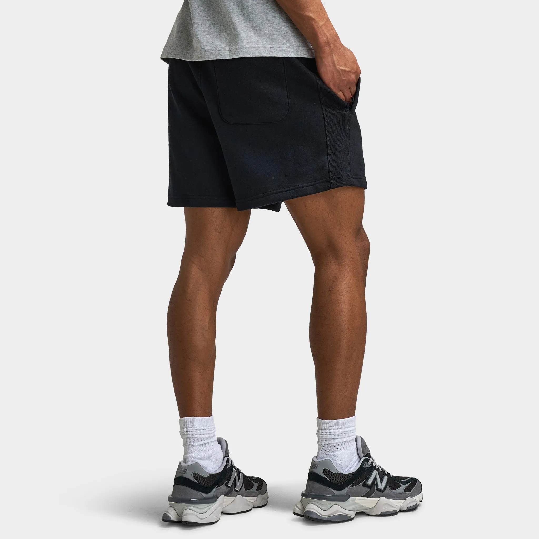 New Balance Athletics French Terry 5" Shorts / Black sold by JD Sports product image thumbnail 4