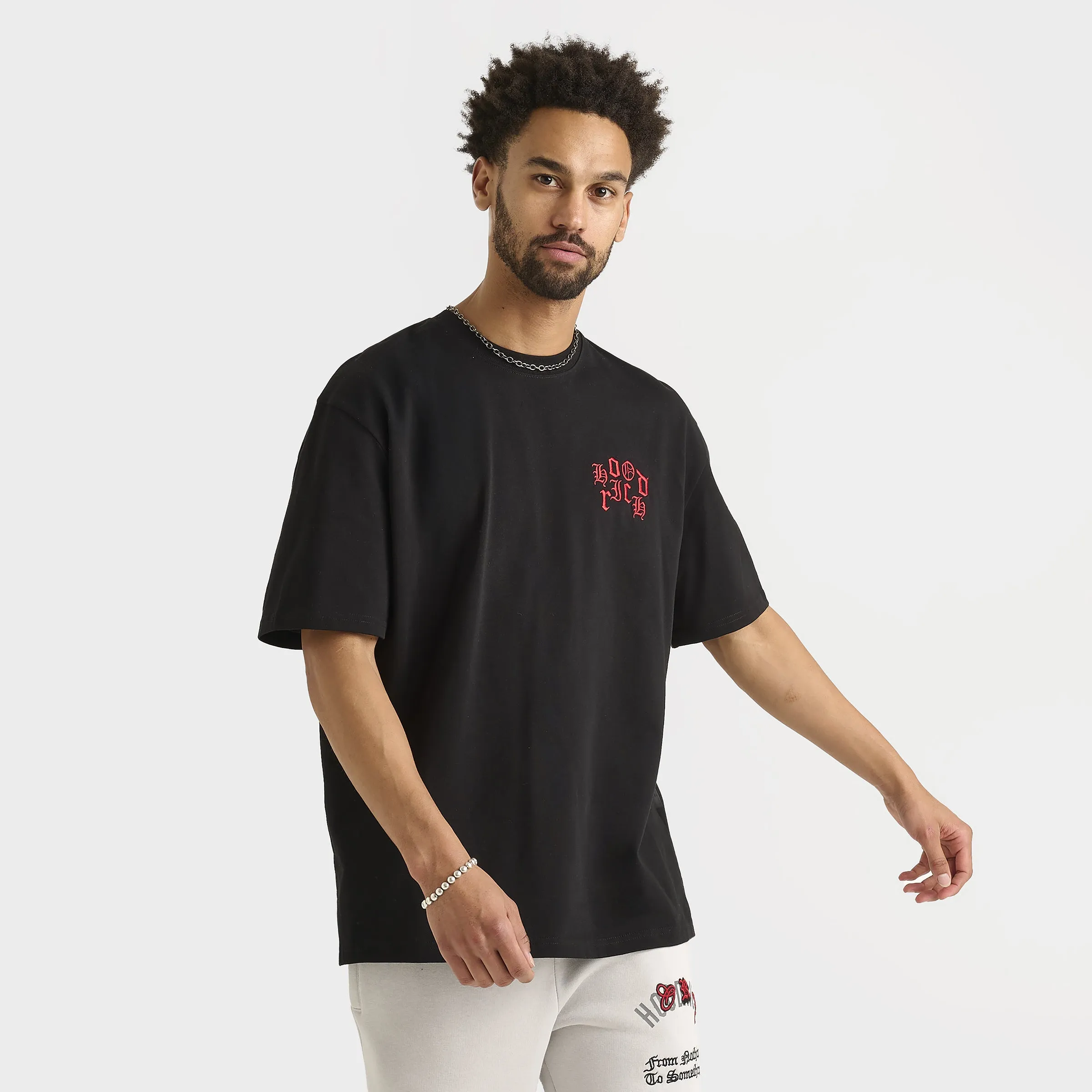 Hoodrich Crown Graphic T-Shirt Black / Lychee sold by JD Sports product image thumbnail 3