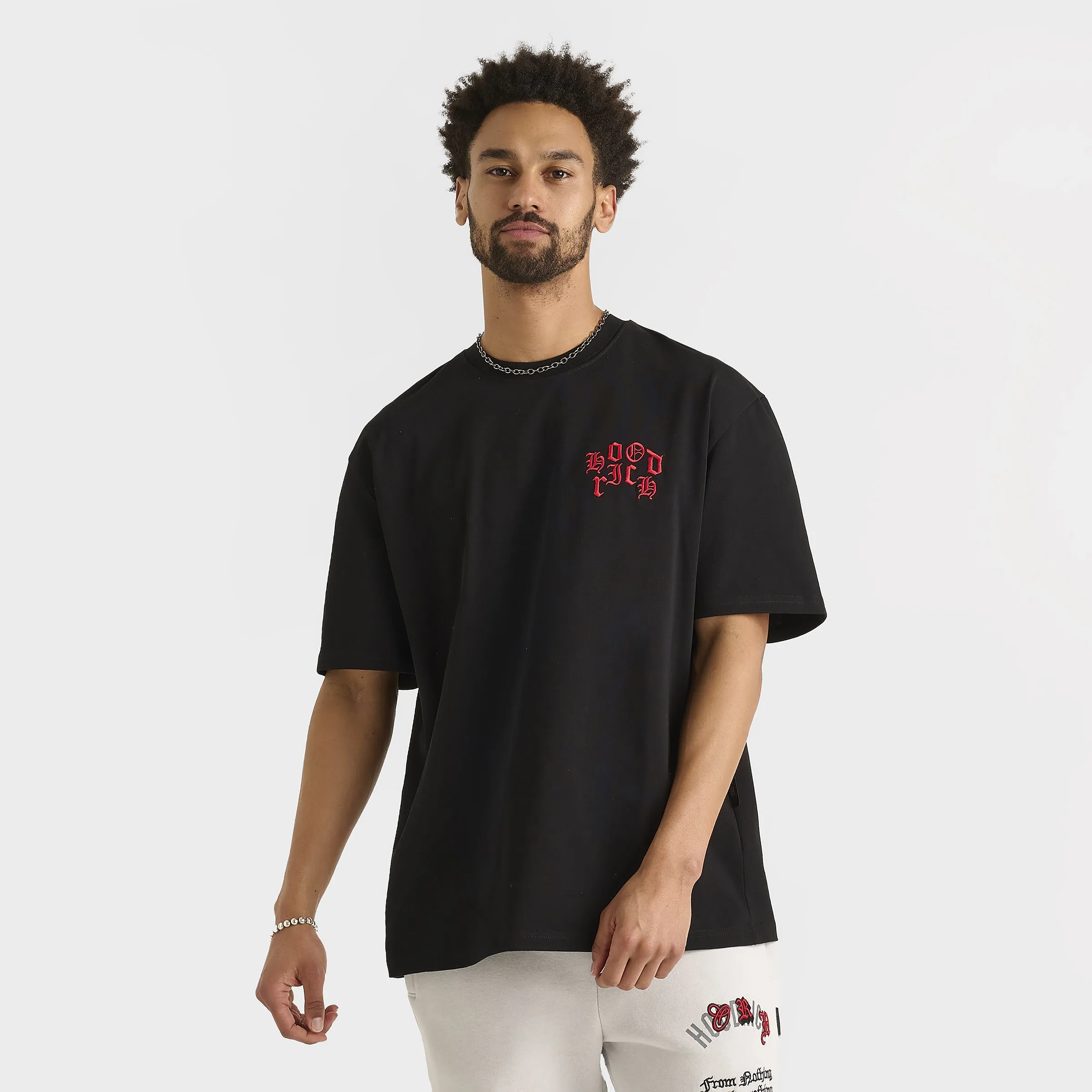 Hoodrich Crown Graphic T-Shirt Black / Lychee sold by JD Sports