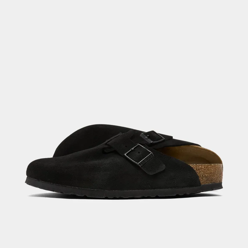 Birkenstock Boston Suede / Black sold by JD Sports