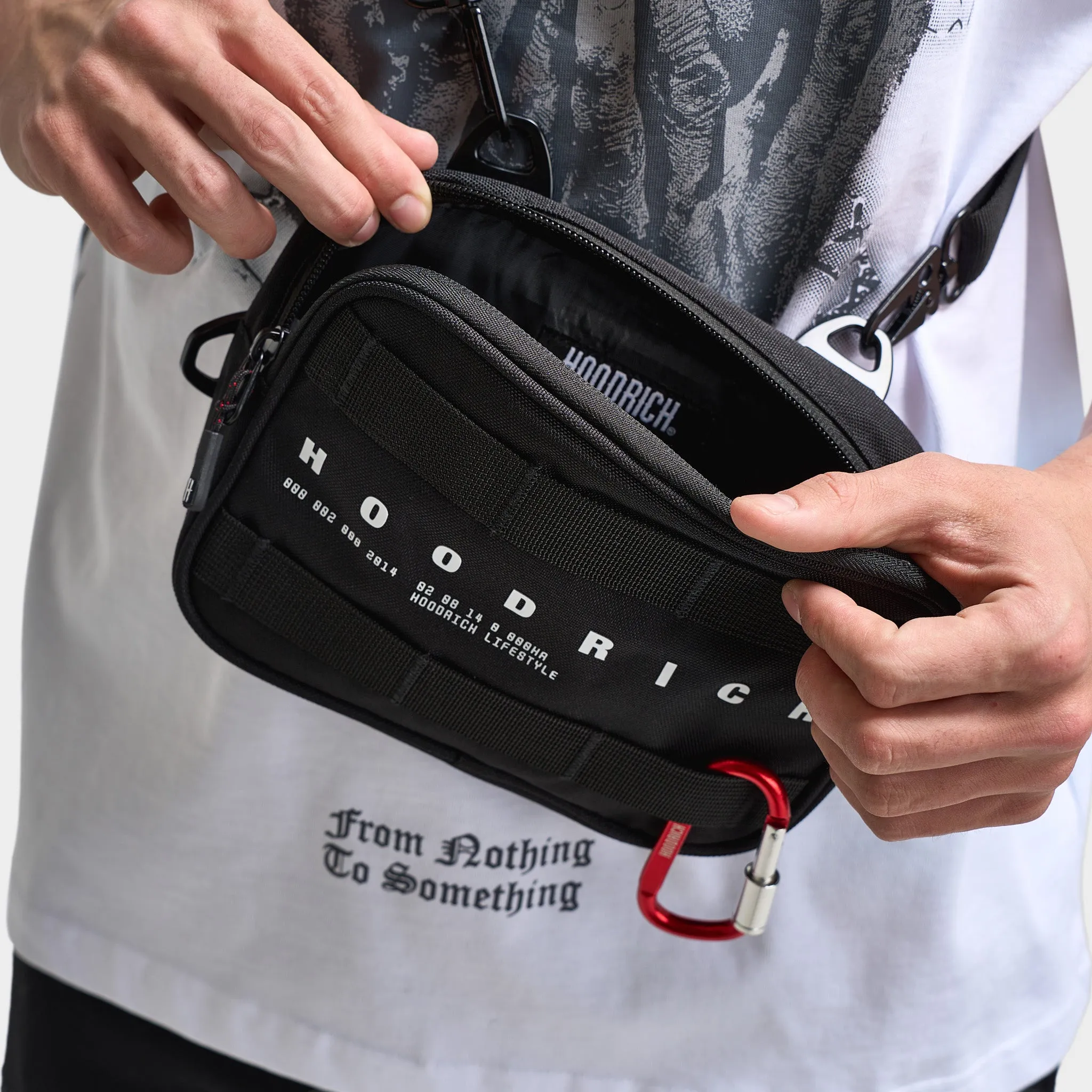 Hoodrich Tech Mini Bag / Black sold by JD Sports product image thumbnail 3