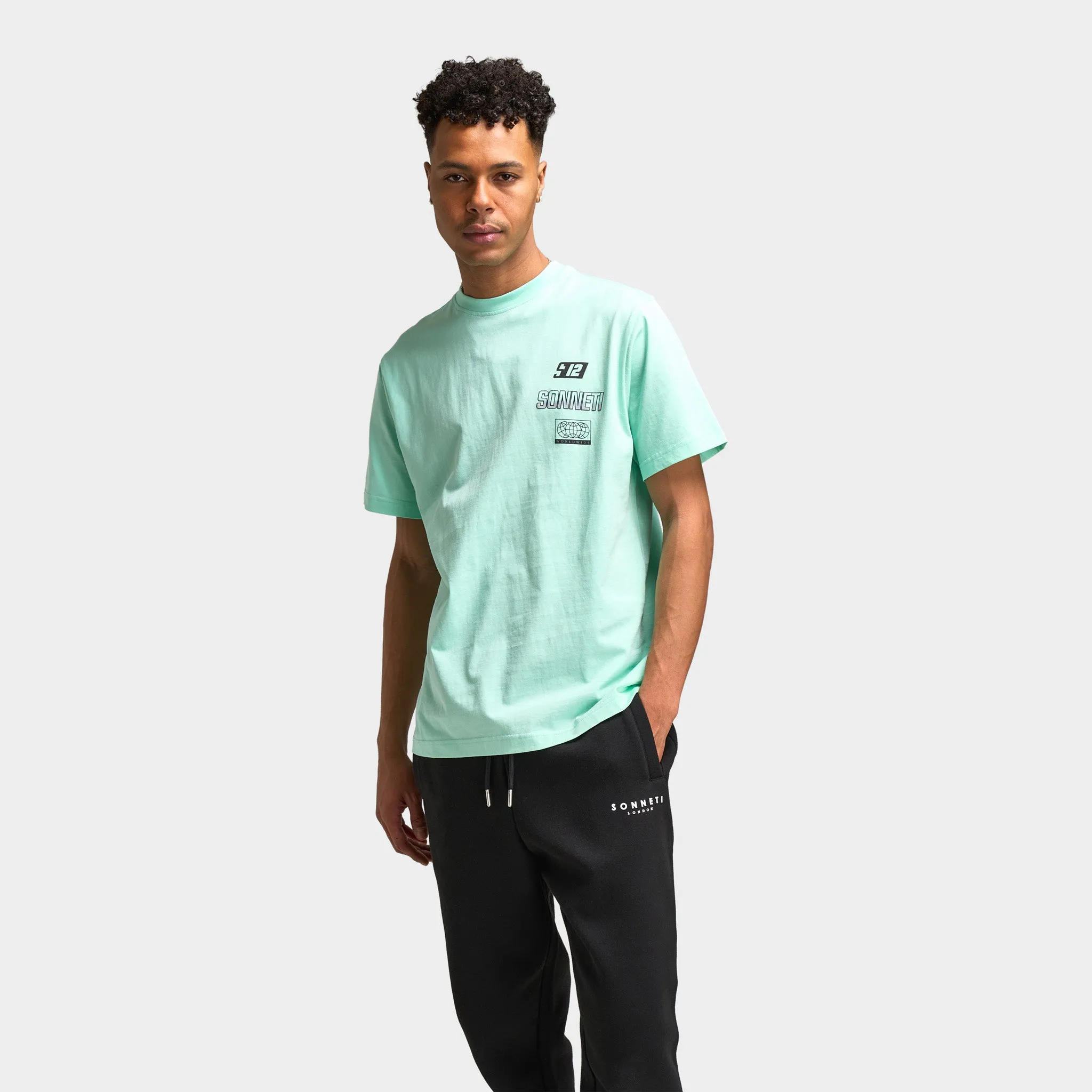 Sonneti Logan Graphic T-Shirt / Beach Glass sold by JD Sports