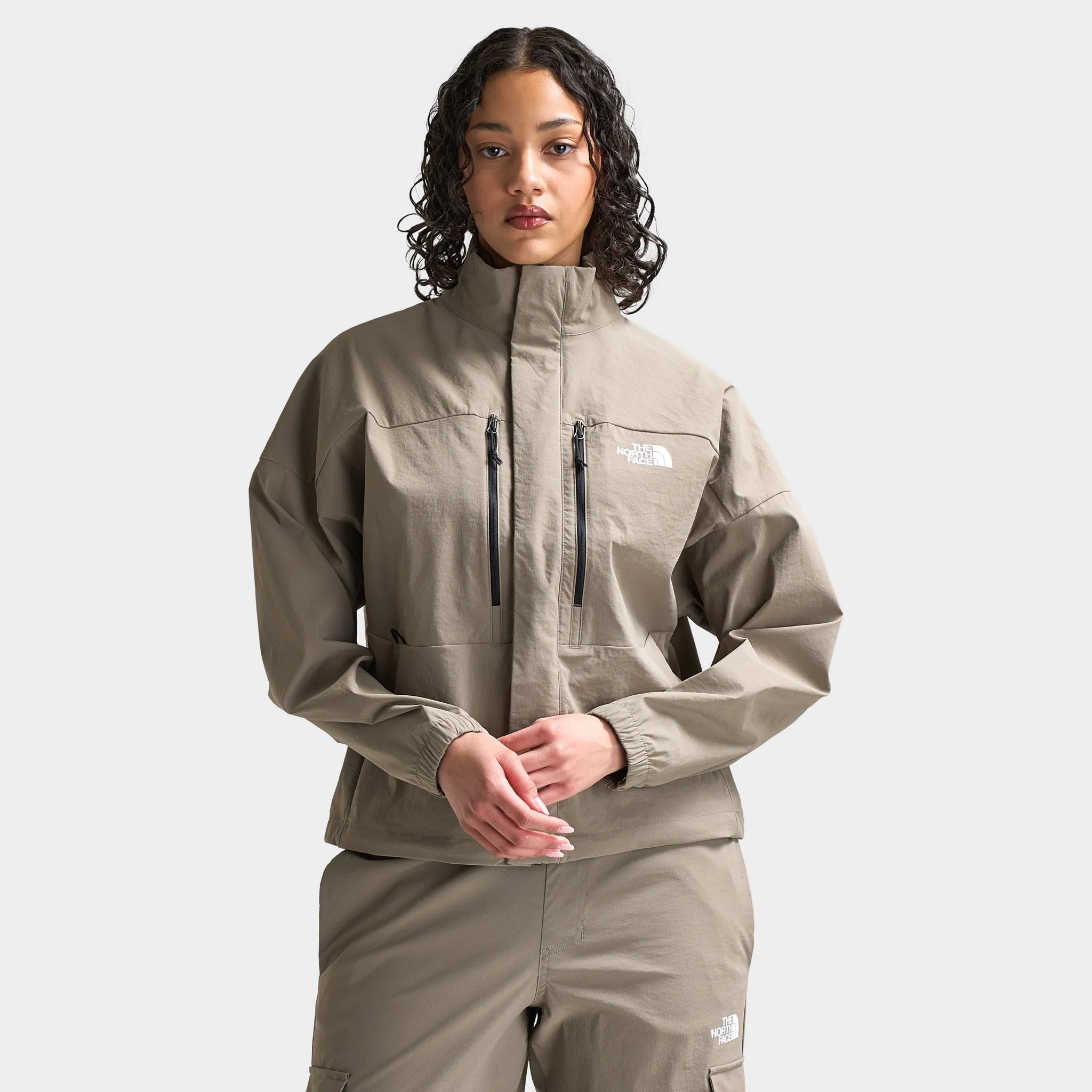 The North Face Women's Cargo Wind Jacket / Brown sold by JD Sports