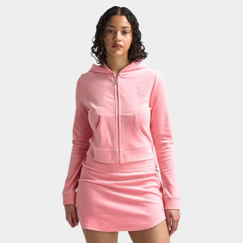 Juicy Couture Women's Heritage Cropped Track Jacket / Strawberry Ice sold by JD Sports