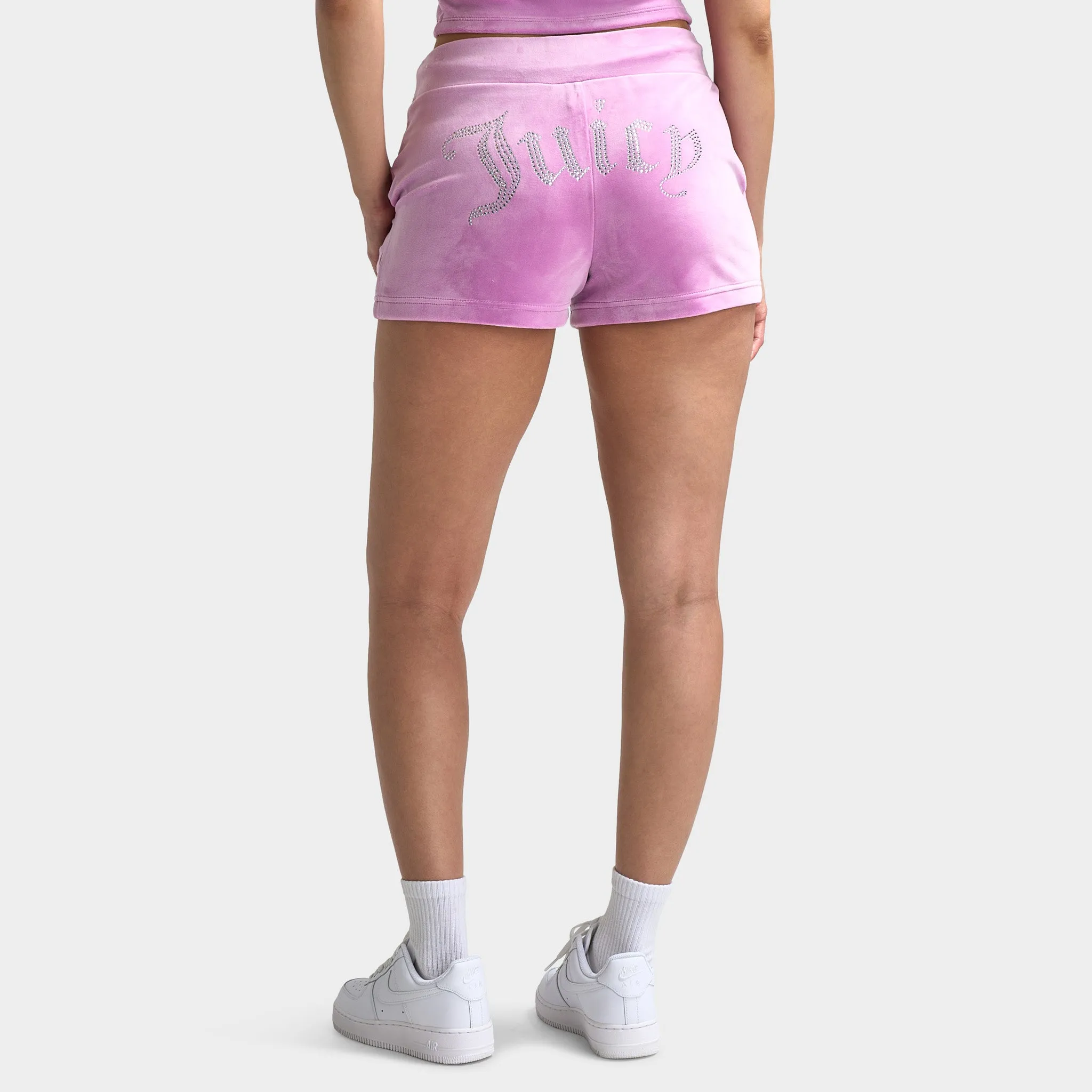 Juicy Couture Women's Luxe Velour Bling Shorts / Violet Tulle sold by JD Sports product image thumbnail 2