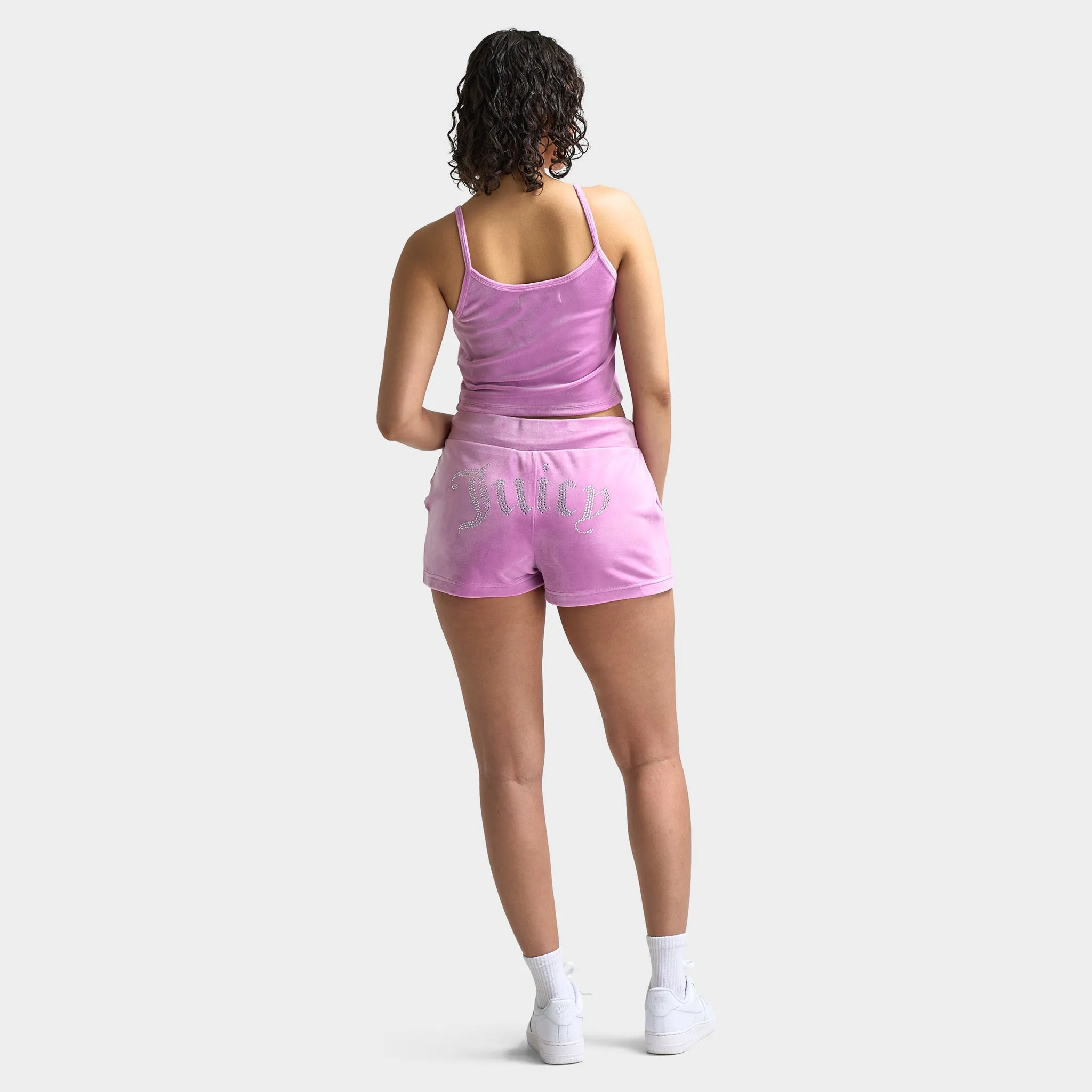 Juicy Couture Women's Fitted Cropped Tank / Violet Tulle sold by JD Sports product image thumbnail 5