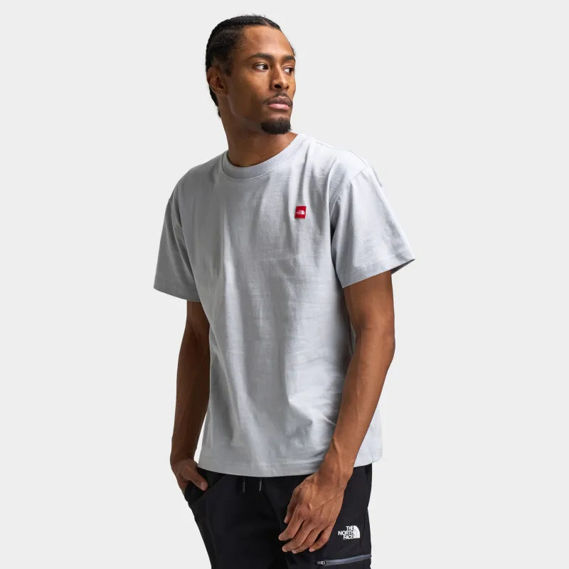 The North Face Red Box Everest Heavyweight T-Shirt / High Rise Grey sold by JD Sports