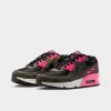 Nike Air Max 90 GS Sequoia / Black - Hyper Pink sold by JD Sports