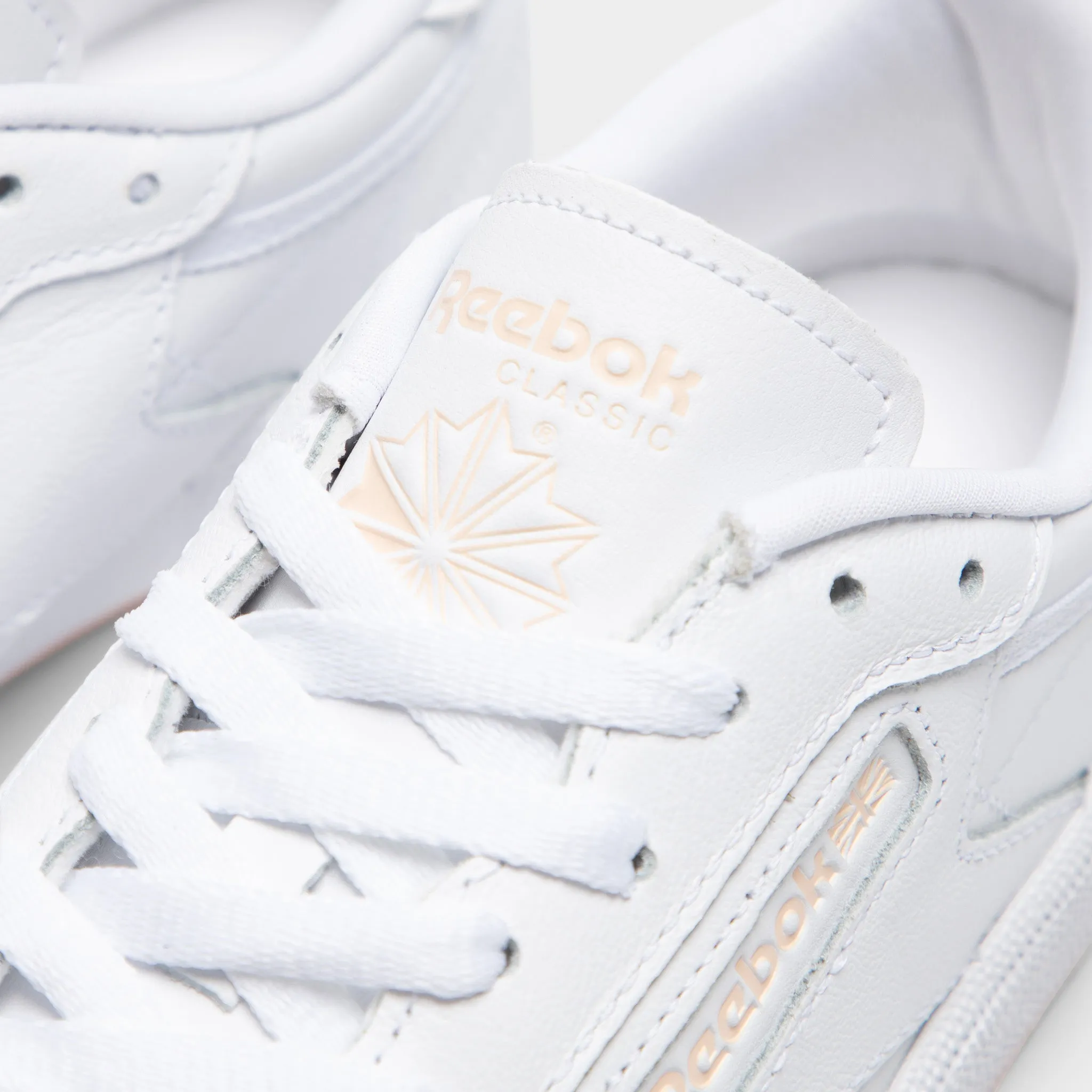 Reebok Women's Club C 85 White / Bleached Peach sold by JD Sports product image thumbnail 3