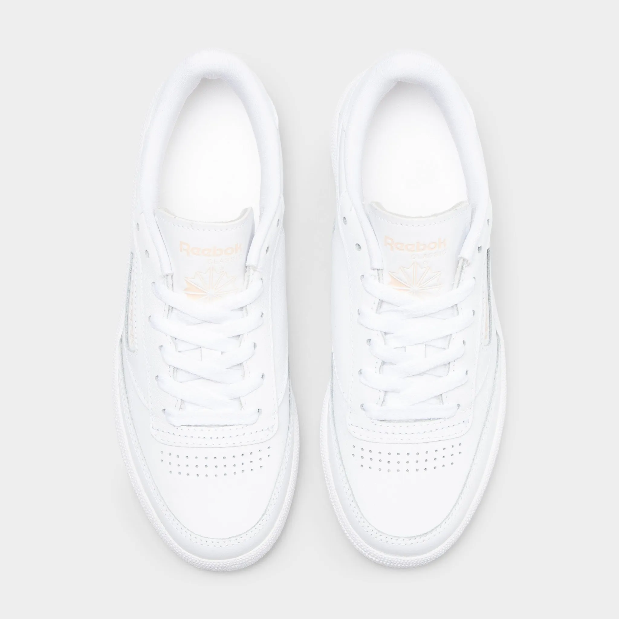 Reebok Women's Club C 85 White / Bleached Peach sold by JD Sports product image thumbnail 5