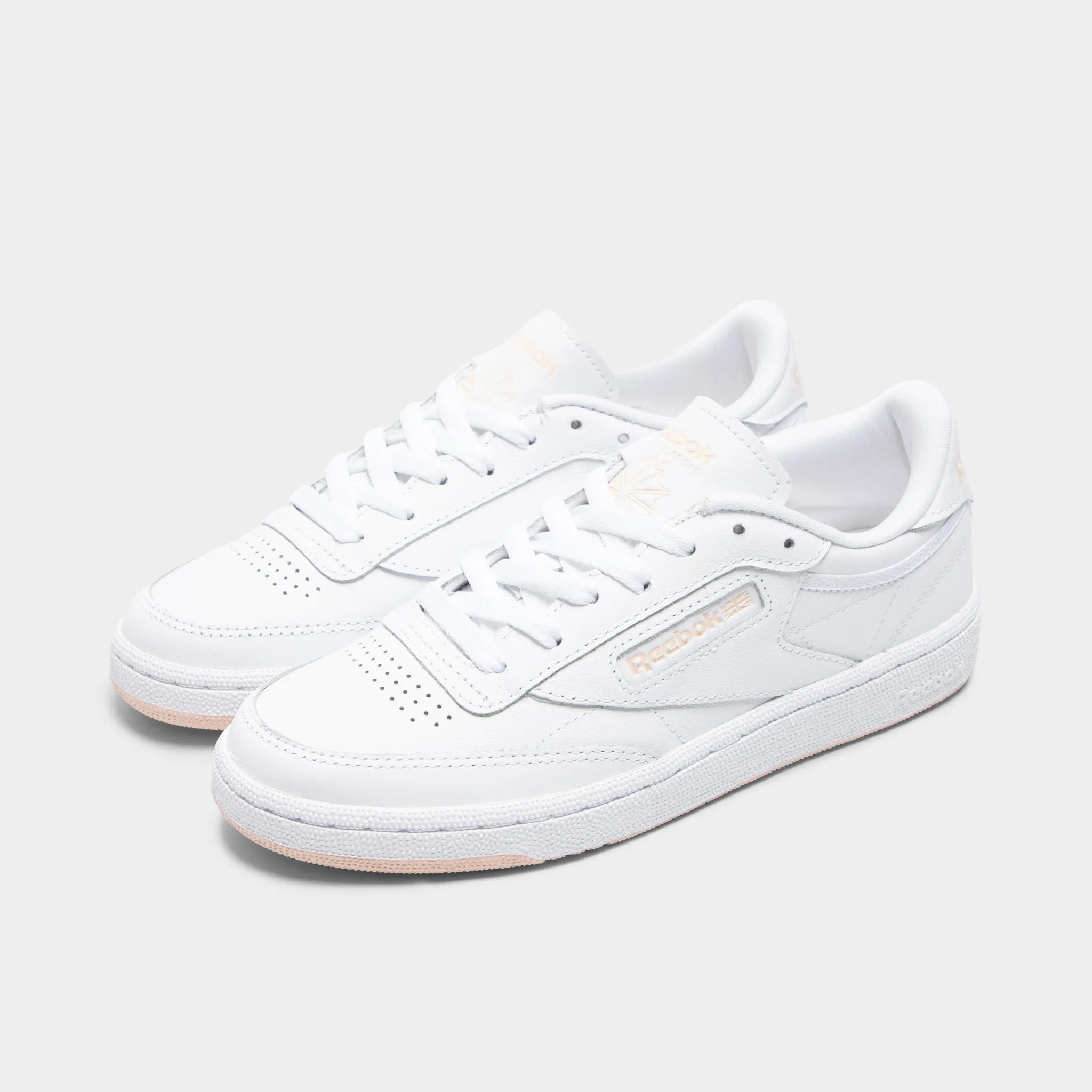 Reebok Women's Club C 85 White / Bleached Peach sold by JD Sports product image thumbnail 2