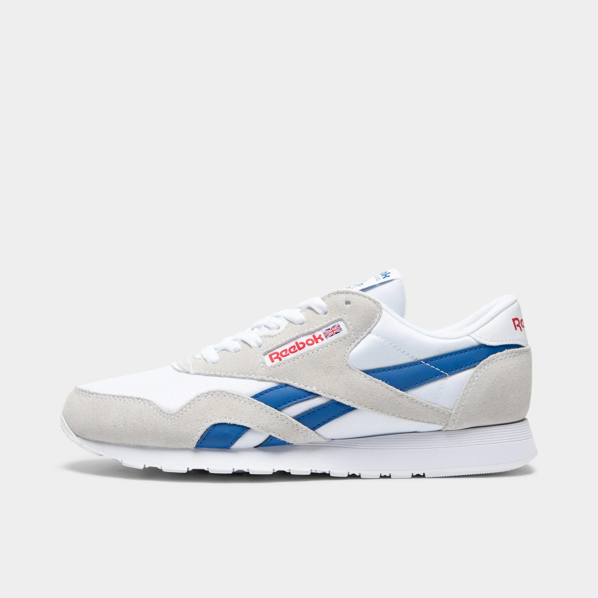 Reebok Classic Nylon White / Vector Blue - Vector Red sold by JD Sports