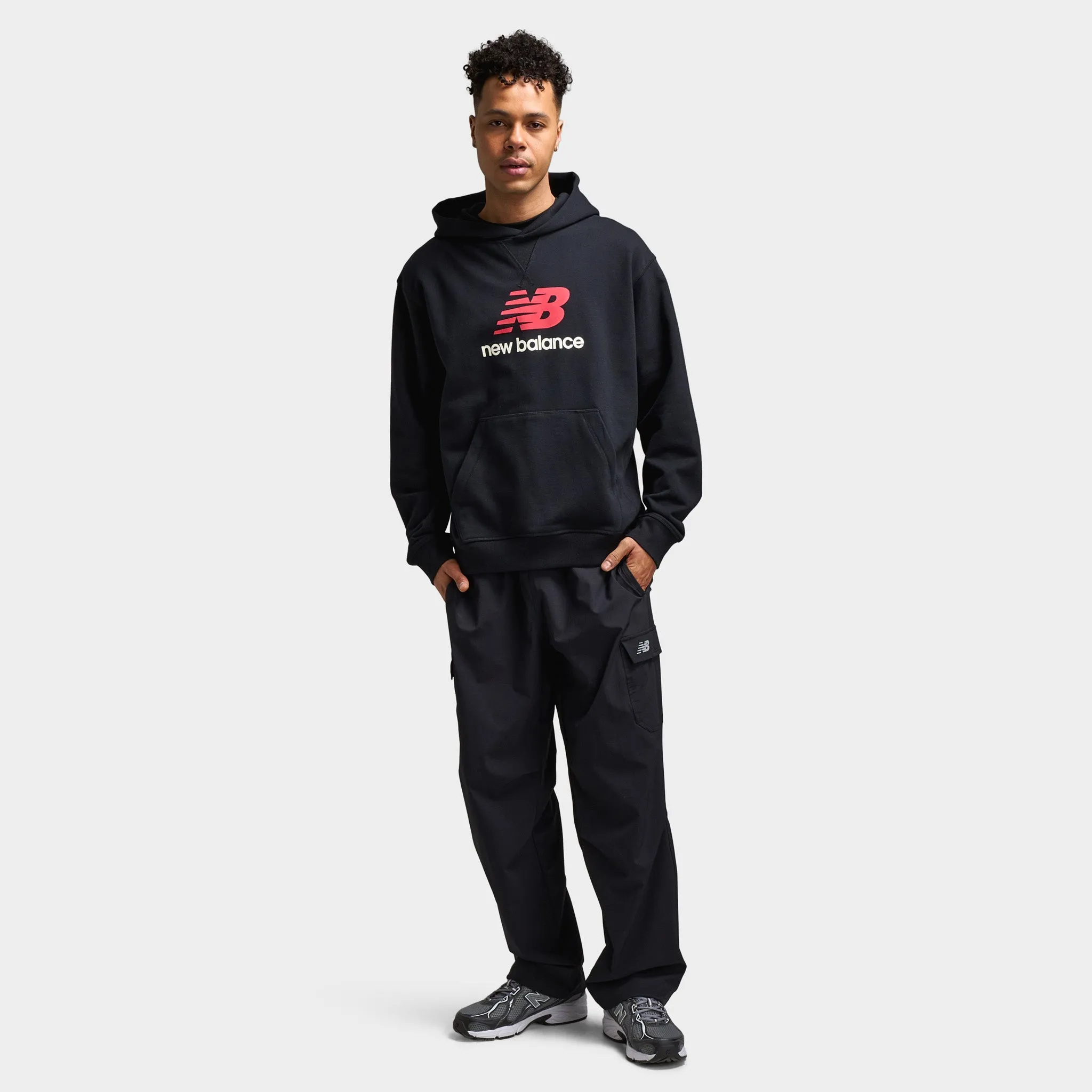 New Balance Athletics French Terry Logo Hoodie / Black sold by JD Sports product image thumbnail 5