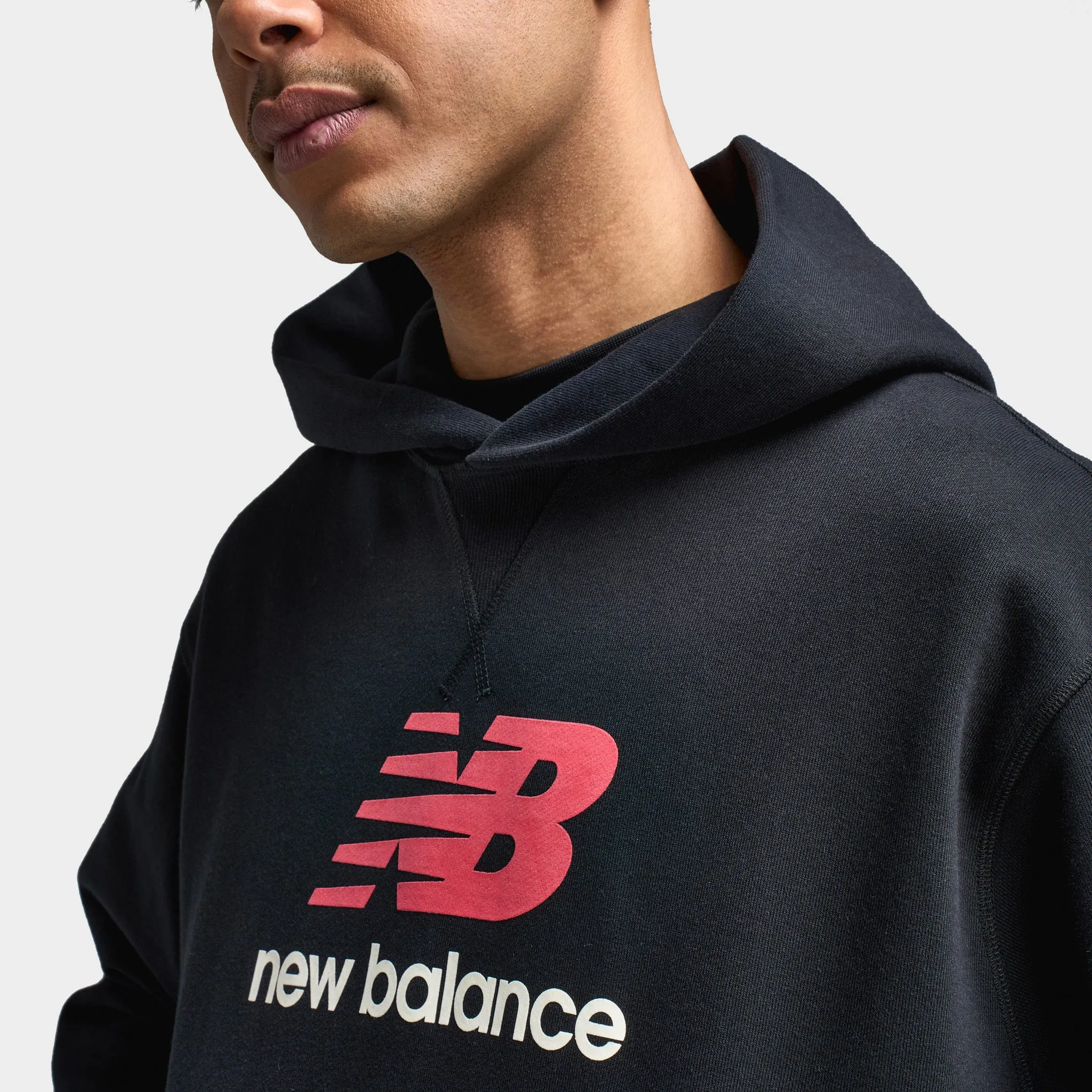 New Balance Athletics French Terry Logo Hoodie / Black sold by JD Sports product image thumbnail 2