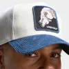 Goorin Bros Upside Down Flow Snapback White / Navy sold by JD Sports
