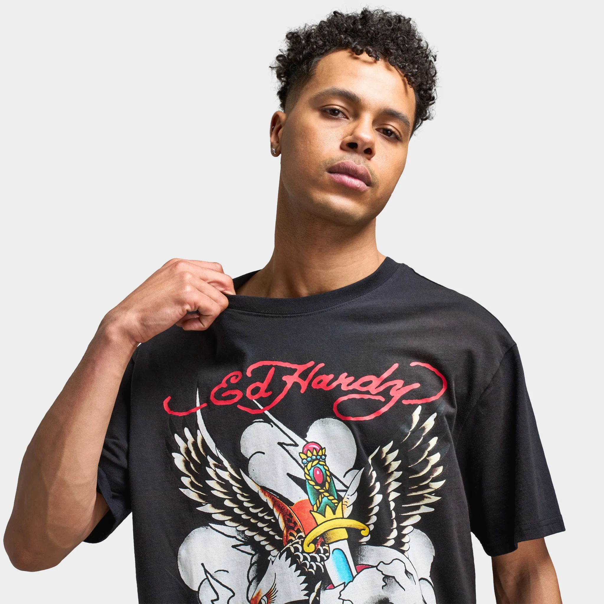 Ed Hardy Vintage '77 Eagle Graphic T-Shirt / Black sold by JD Sports product image thumbnail 4