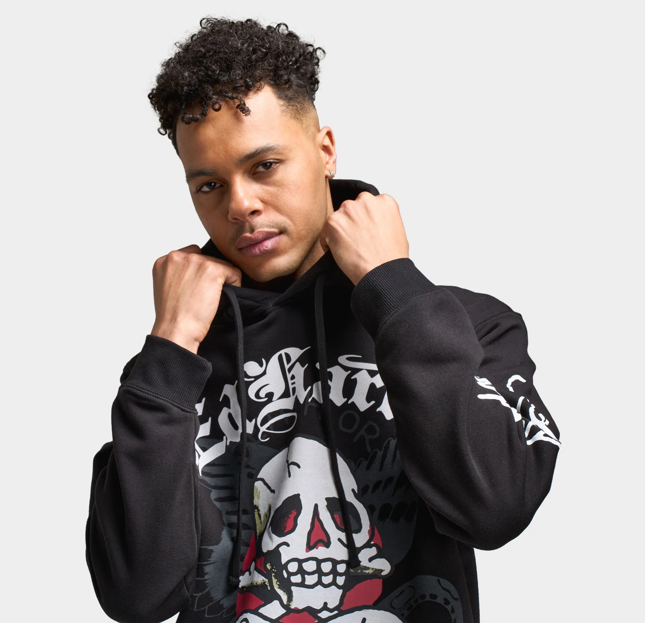 Ed Hardy Skull Pullover Hoodie / Black sold by JD Sports product image thumbnail 4