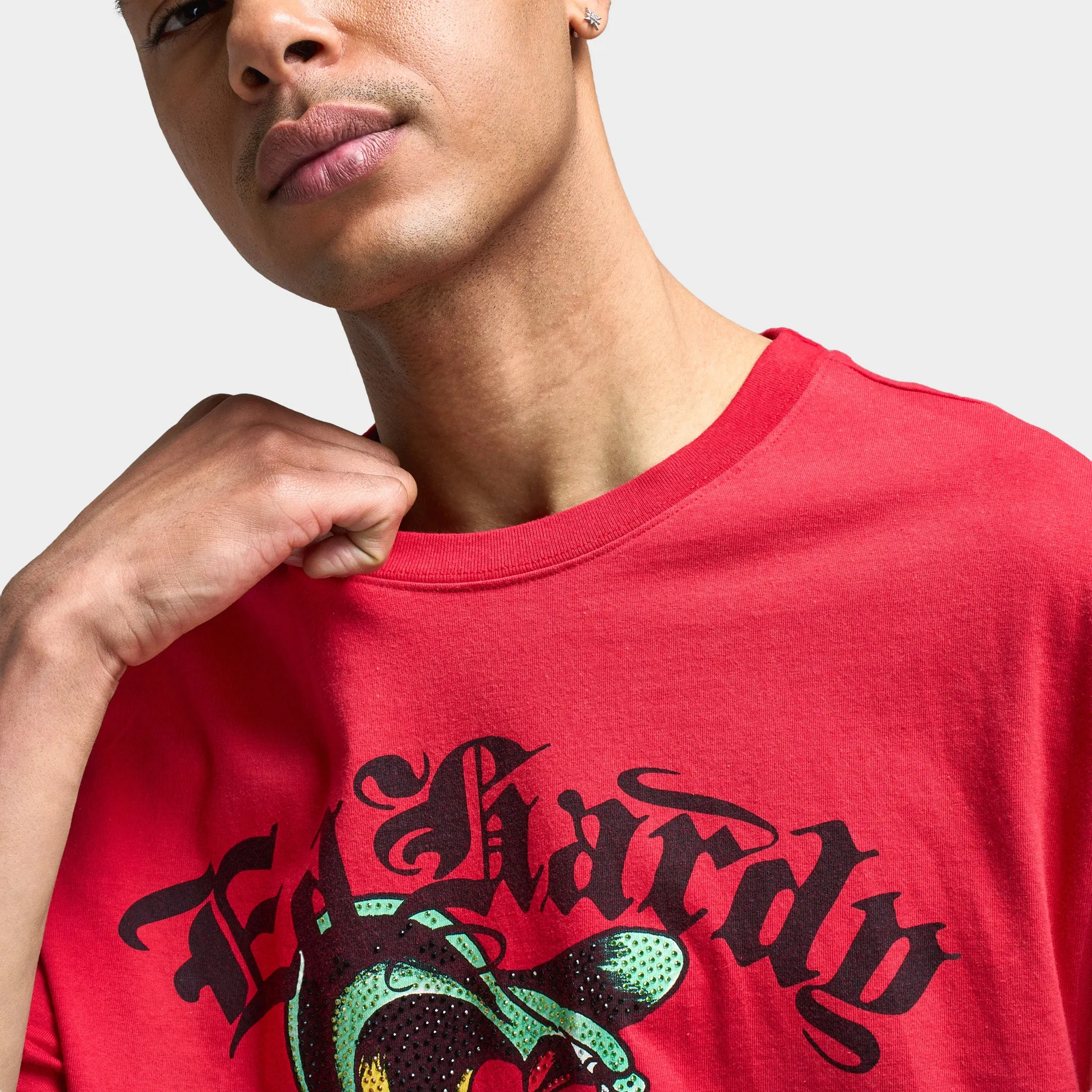 Ed Hardy Vintage Cobra Skull Graphic T-Shirt / Red sold by JD Sports product image thumbnail 4