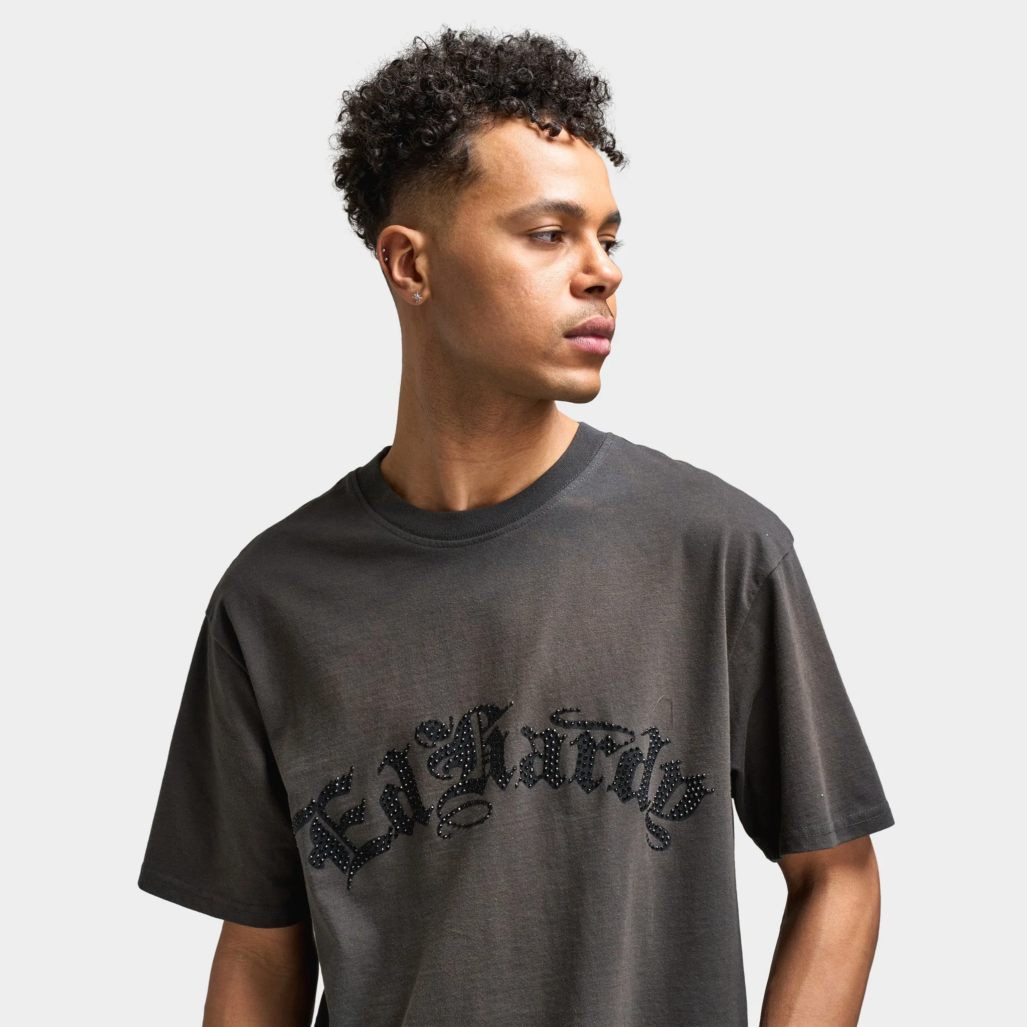 Ed Hardy Vintage Panther Flame Graphic T-Shirt / Charcoal sold by JD Sports product image thumbnail 3