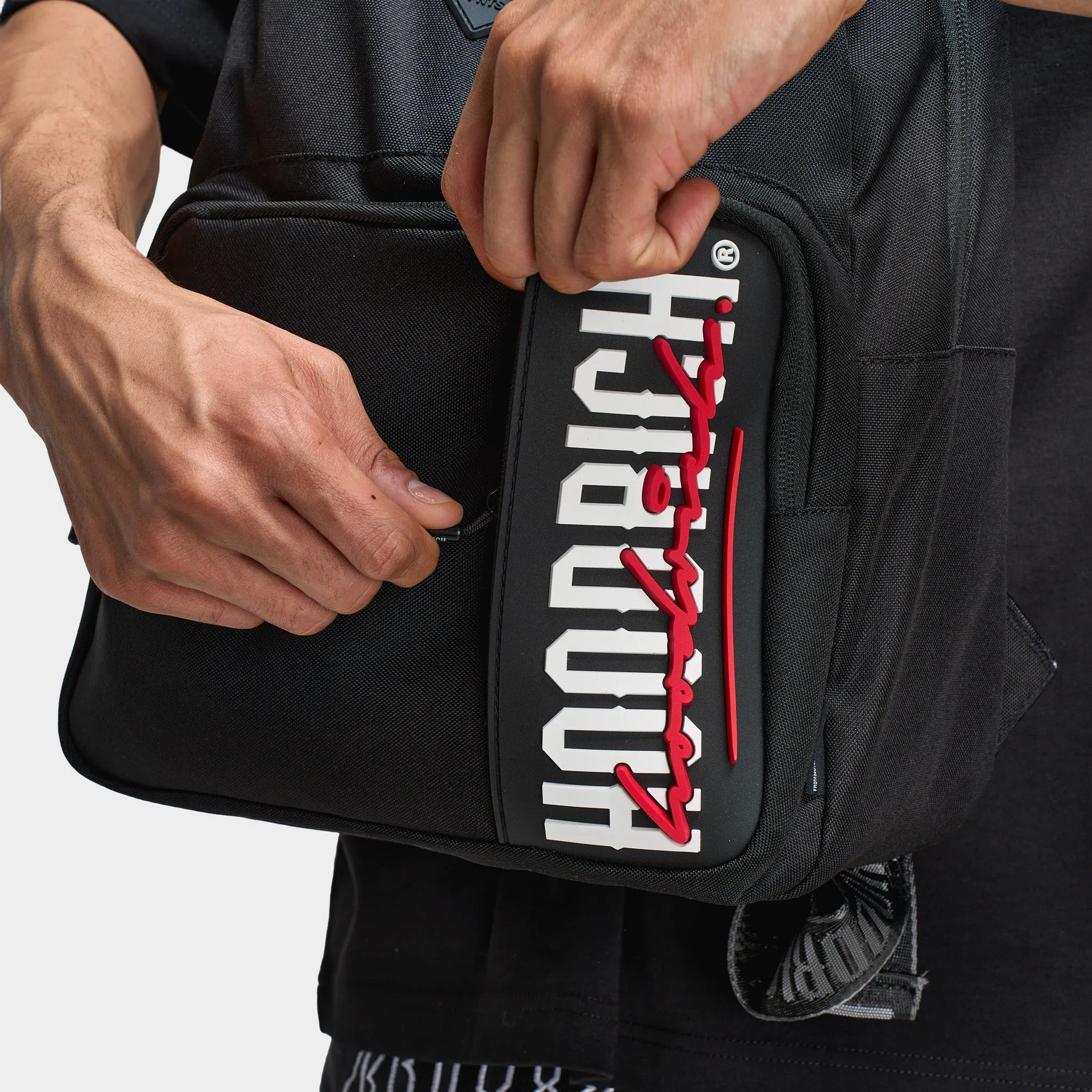Hoodrich Fusion Backpack Black / White - Red sold by JD Sports product image thumbnail 4