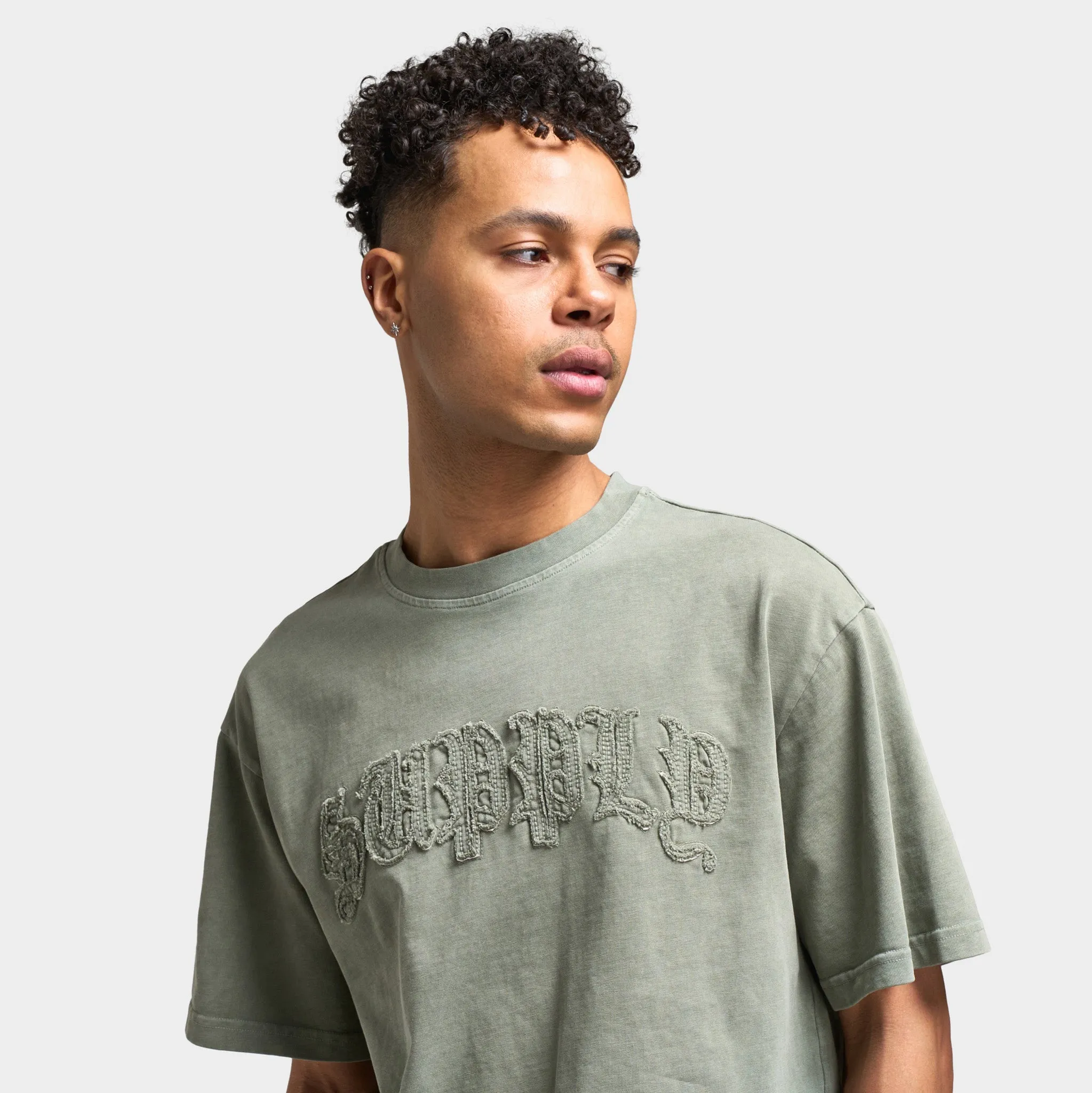 Supply & Demand Aydar Graphic T-Shirt / Washed Ivy Green sold by JD Sports product image thumbnail 4