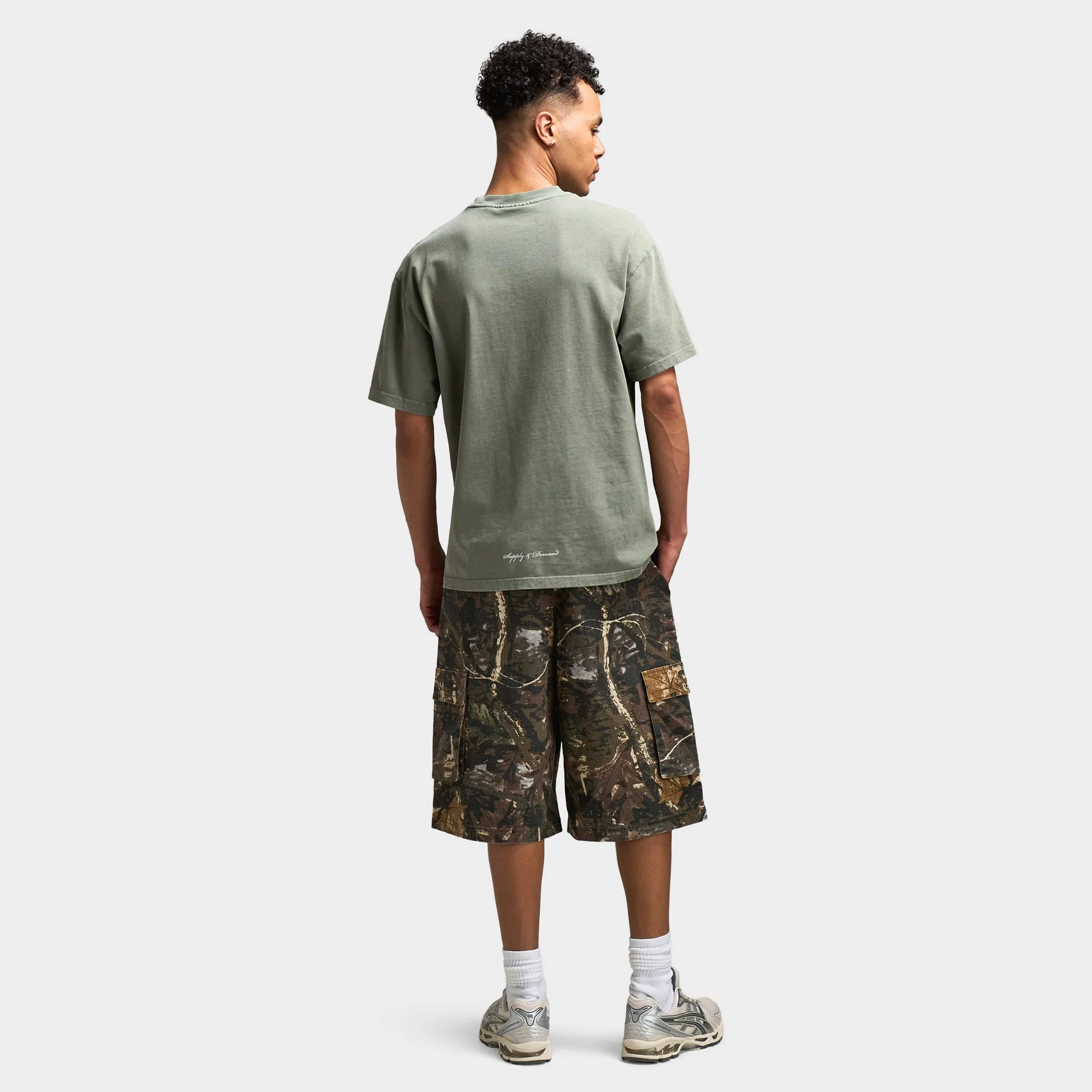 Supply & Demand Aydar Graphic T-Shirt / Washed Ivy Green sold by JD Sports product image thumbnail 5