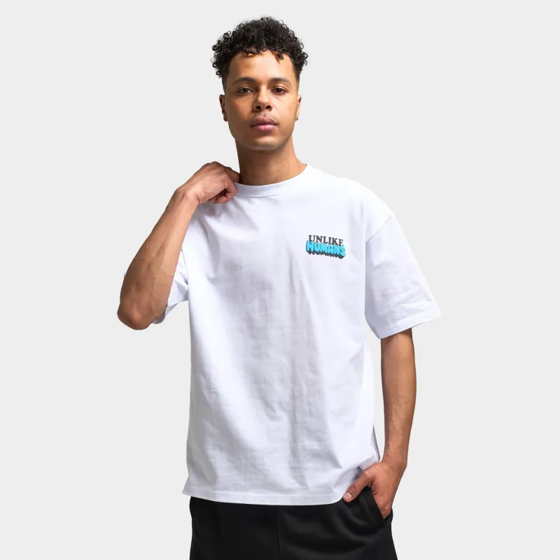 Unlike Humans Design Dept Graphic T-Shirt / Optic White sold by JD Sports