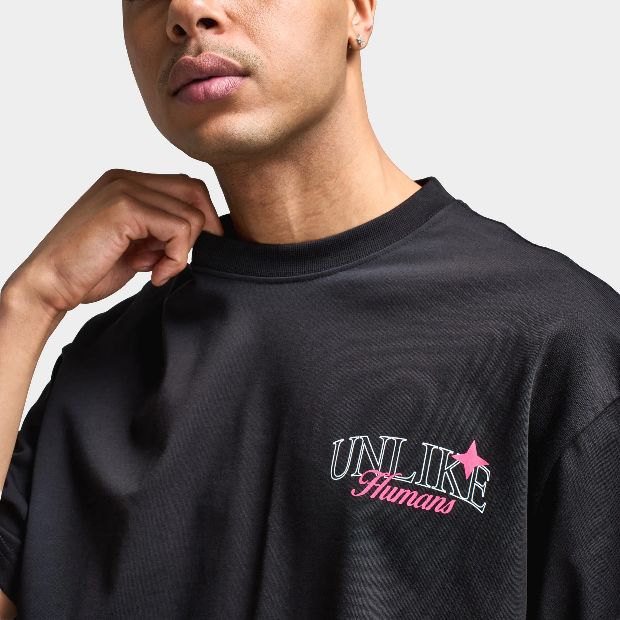 Unlike Humans Encore Graphic T-shirt / Black sold by JD Sports product image thumbnail 3