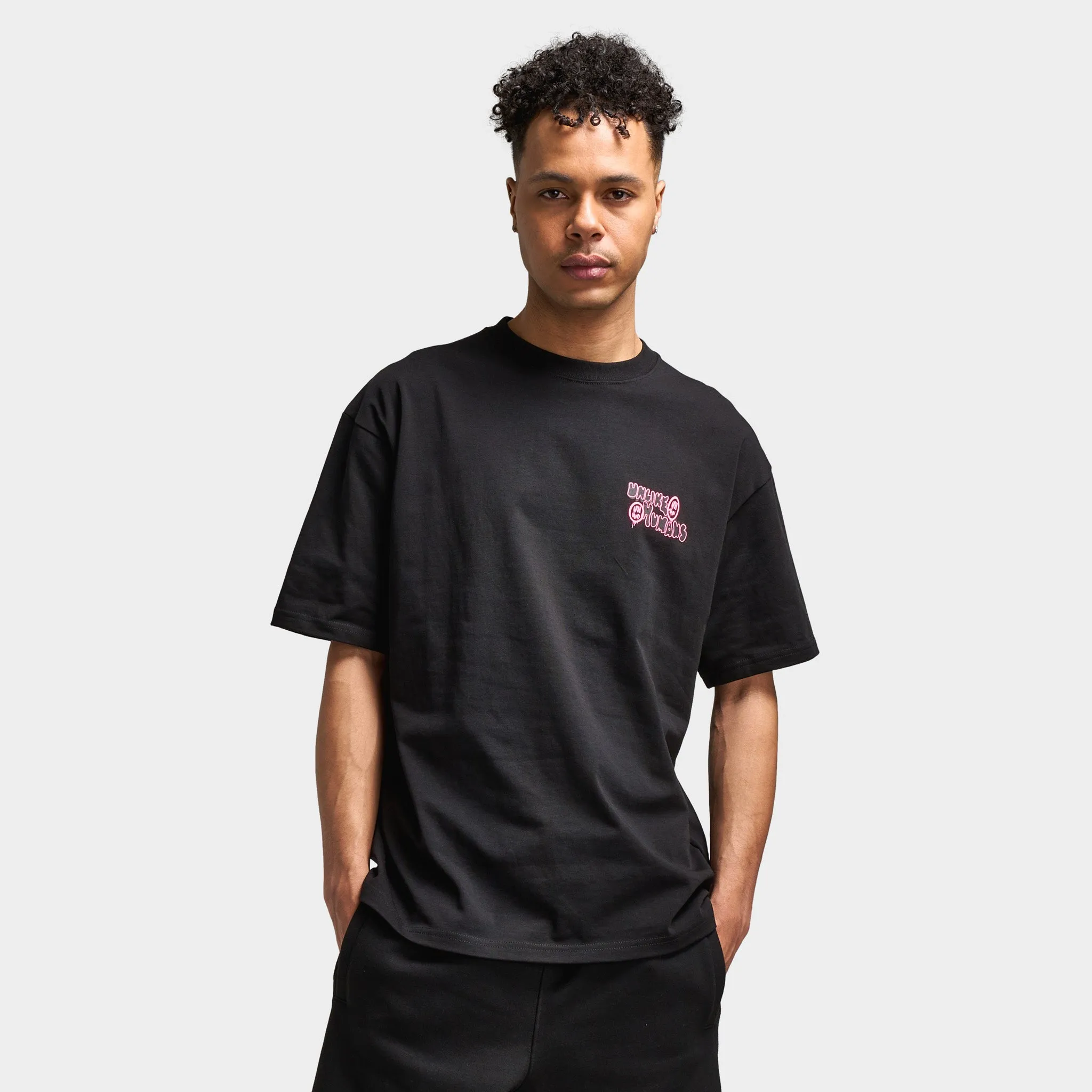 Unlike Humans Hindsight Graphic T-shirt / Black sold by JD Sports