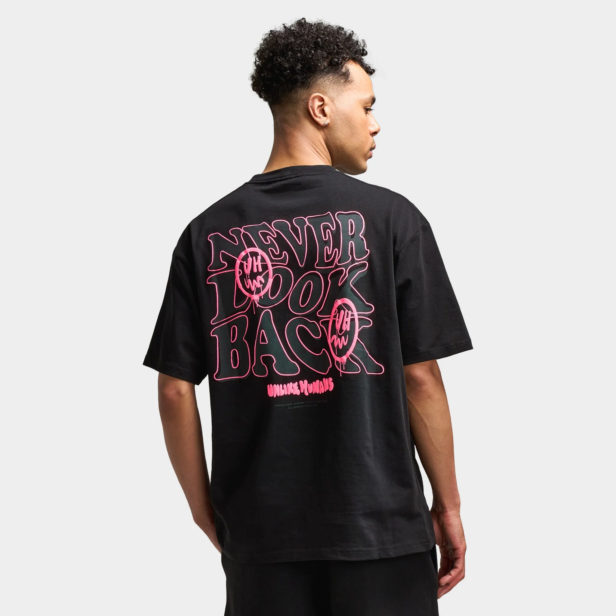 Unlike Humans Hindsight Graphic T-shirt / Black sold by JD Sports product image thumbnail 2