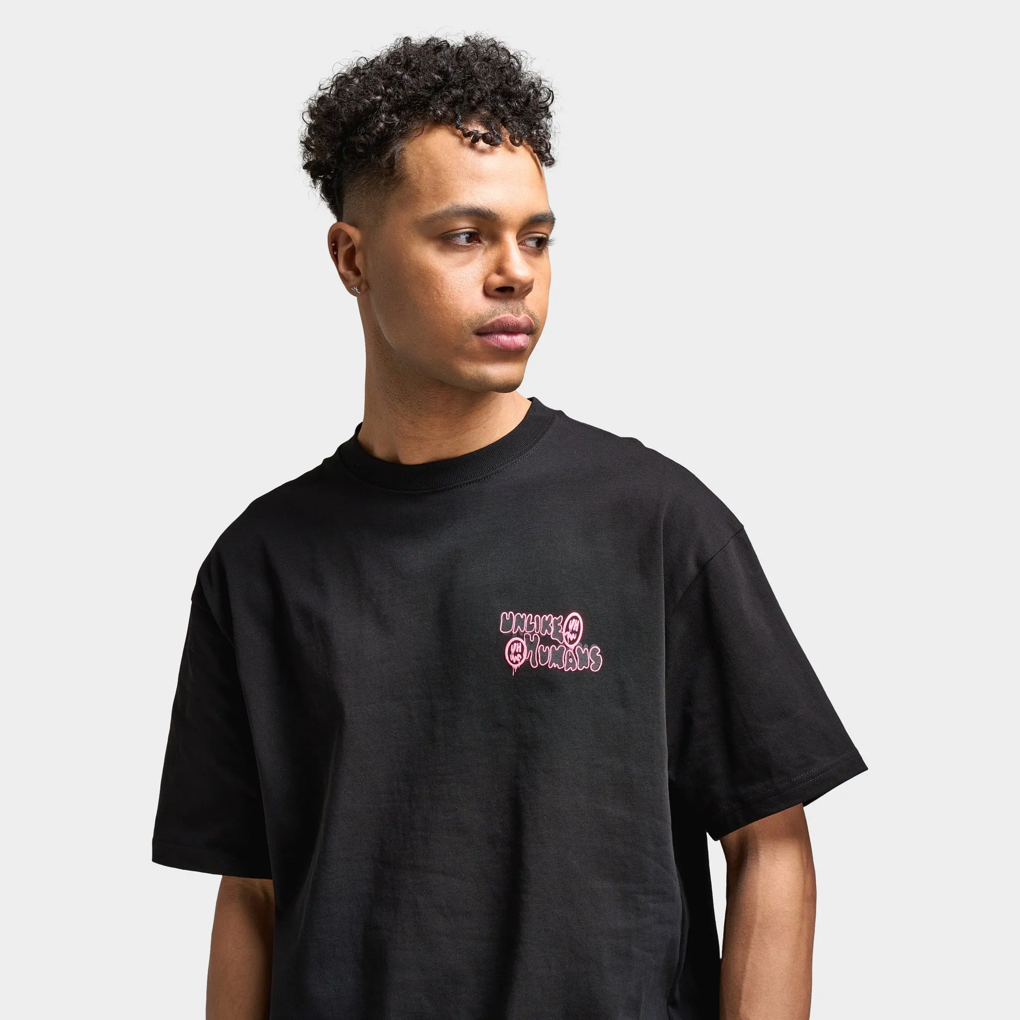 Unlike Humans Hindsight Graphic T-shirt / Black sold by JD Sports product image thumbnail 4