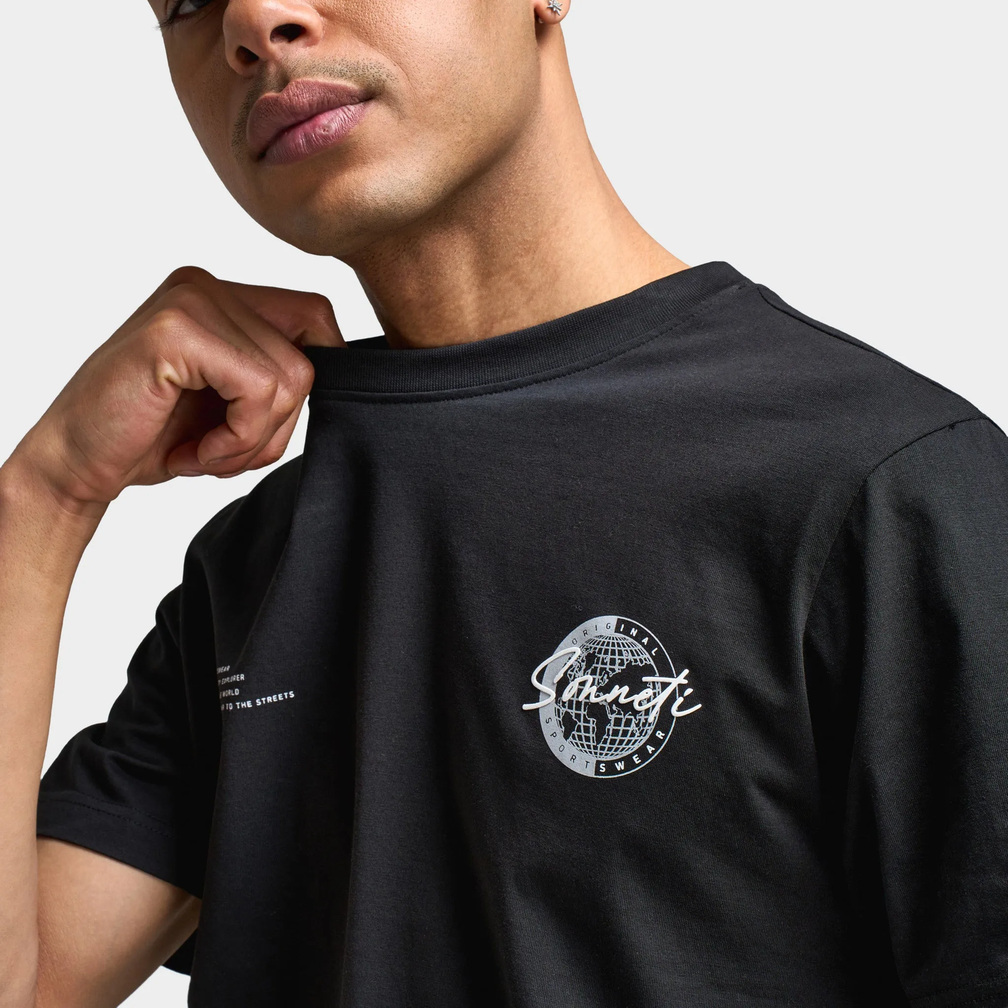 Sonneti Titanium Graphic T-Shirt / Black sold by JD Sports product image thumbnail 4