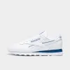 Reebok Classic Leather White / White - Twilight Blue sold by JD Sports