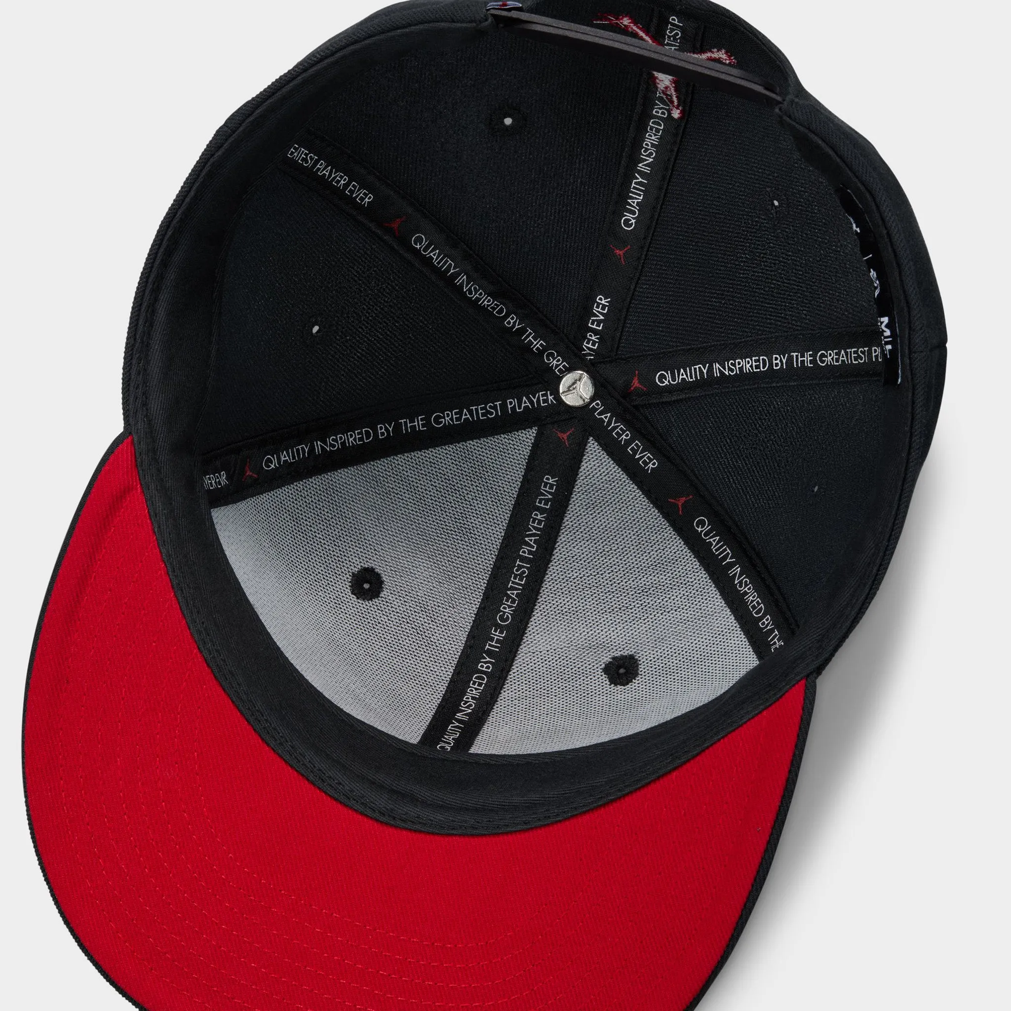 Jordan Pro Structured Strapback Cap Black / Gym Red sold by JD Sports product image thumbnail 5