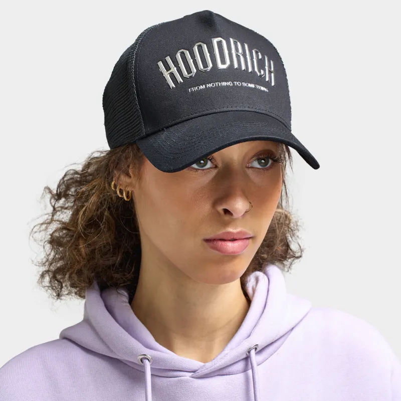 Hoodrich Chromatic V2 5 Panel Trucker Cap Black / Silver sold by JD Sports