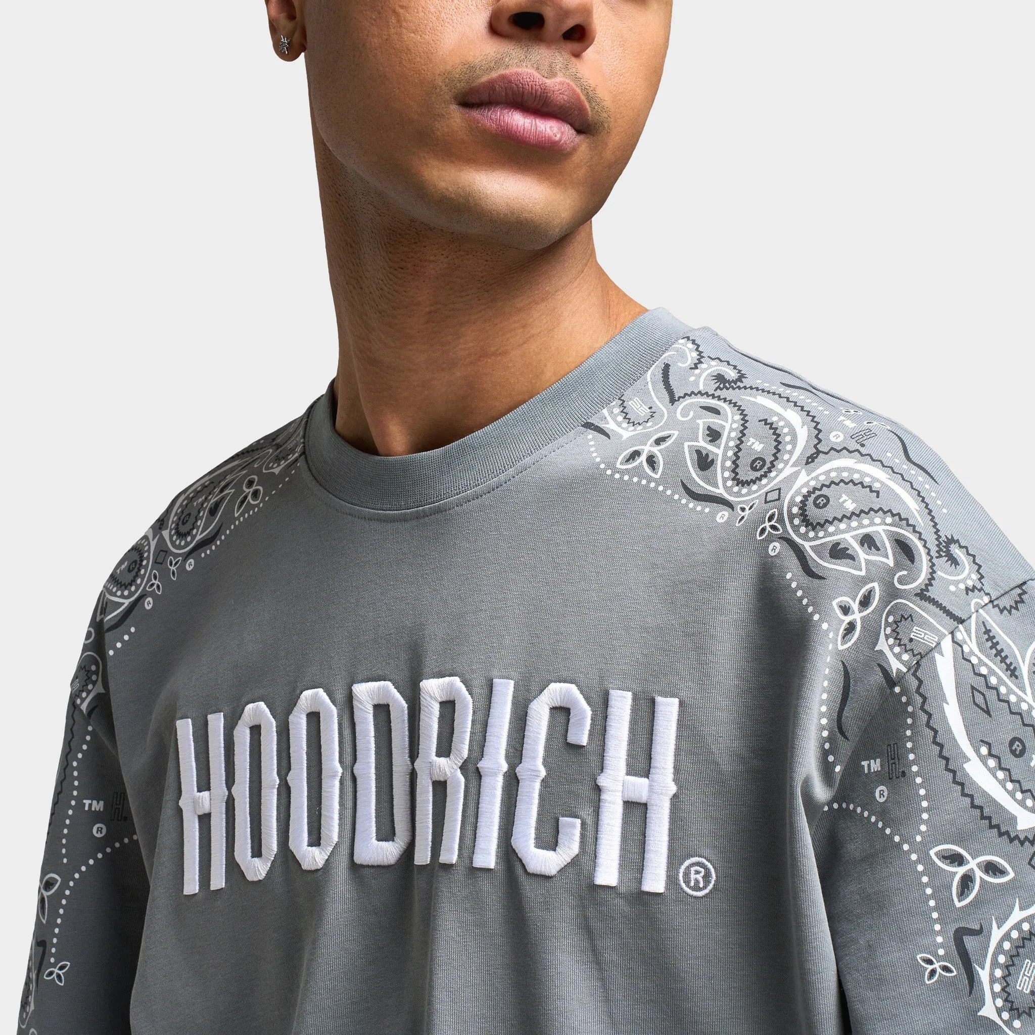 Hoodrich Motif Oversized Graphic T-Shirt Monument / White - Lava Smoke sold by JD Sports product image thumbnail 3