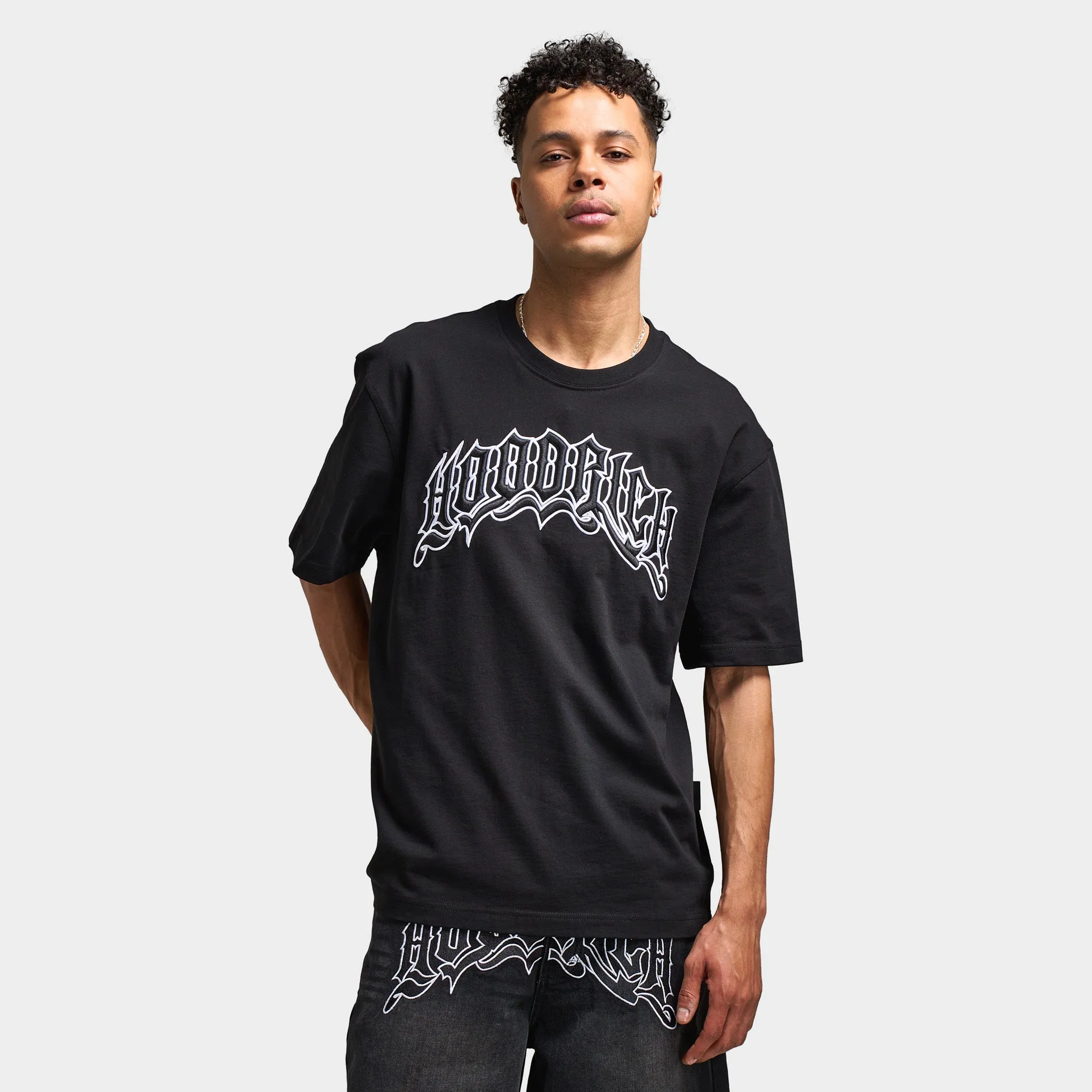 Hoodrich Ritual Oversized Graphic T-Shirt Black / White sold by JD Sports